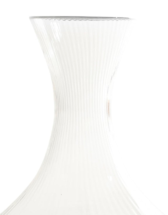 'Italia' Wine Decanter with Silver Rim
