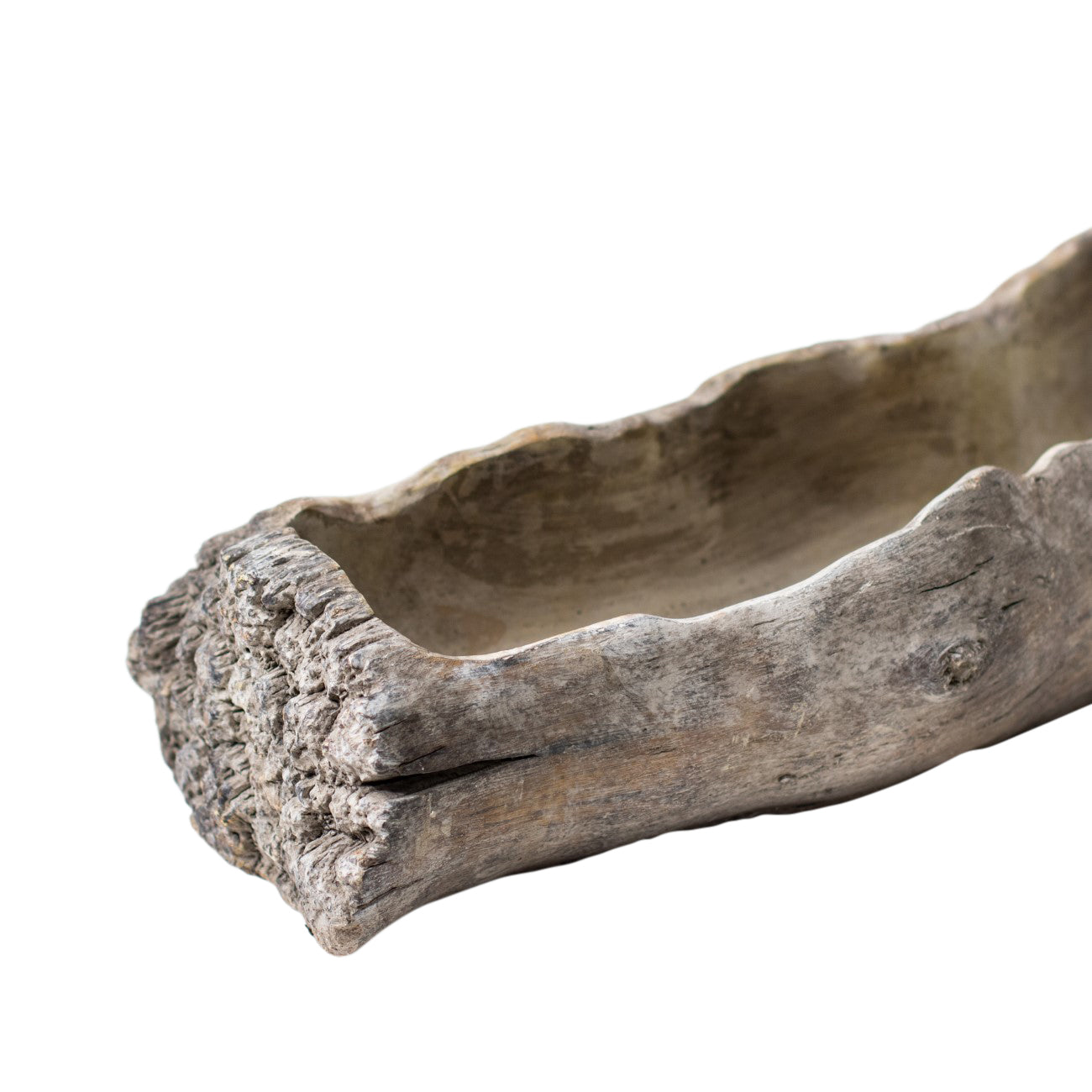 Rustic Wood Effect Drift Log Planter