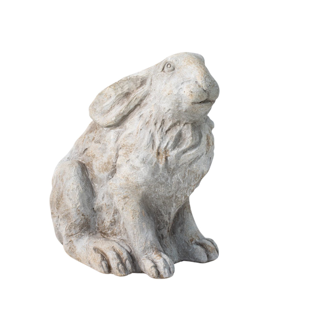 Sitting Rabbit Stone Effect Sculpture