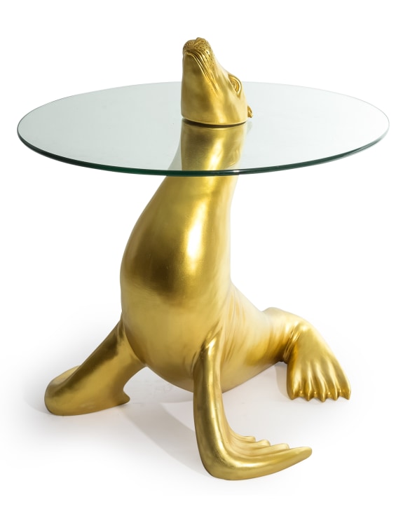 Antique Gold Seal Coffee/ Side Table