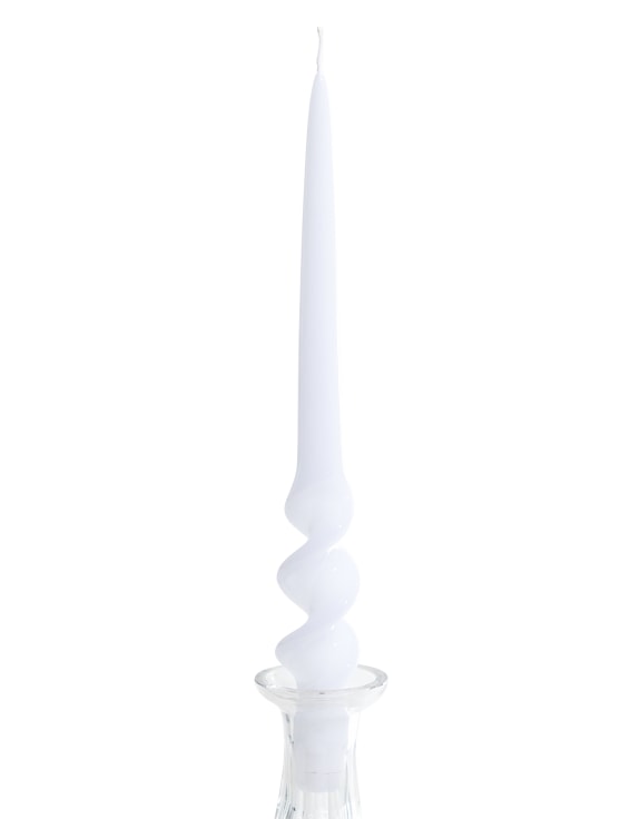 Set of 8 Handmade White Candles