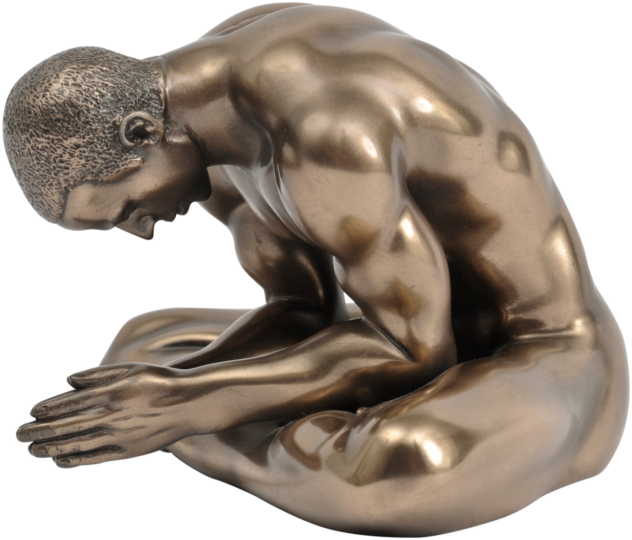 Meditating Man Sculpture