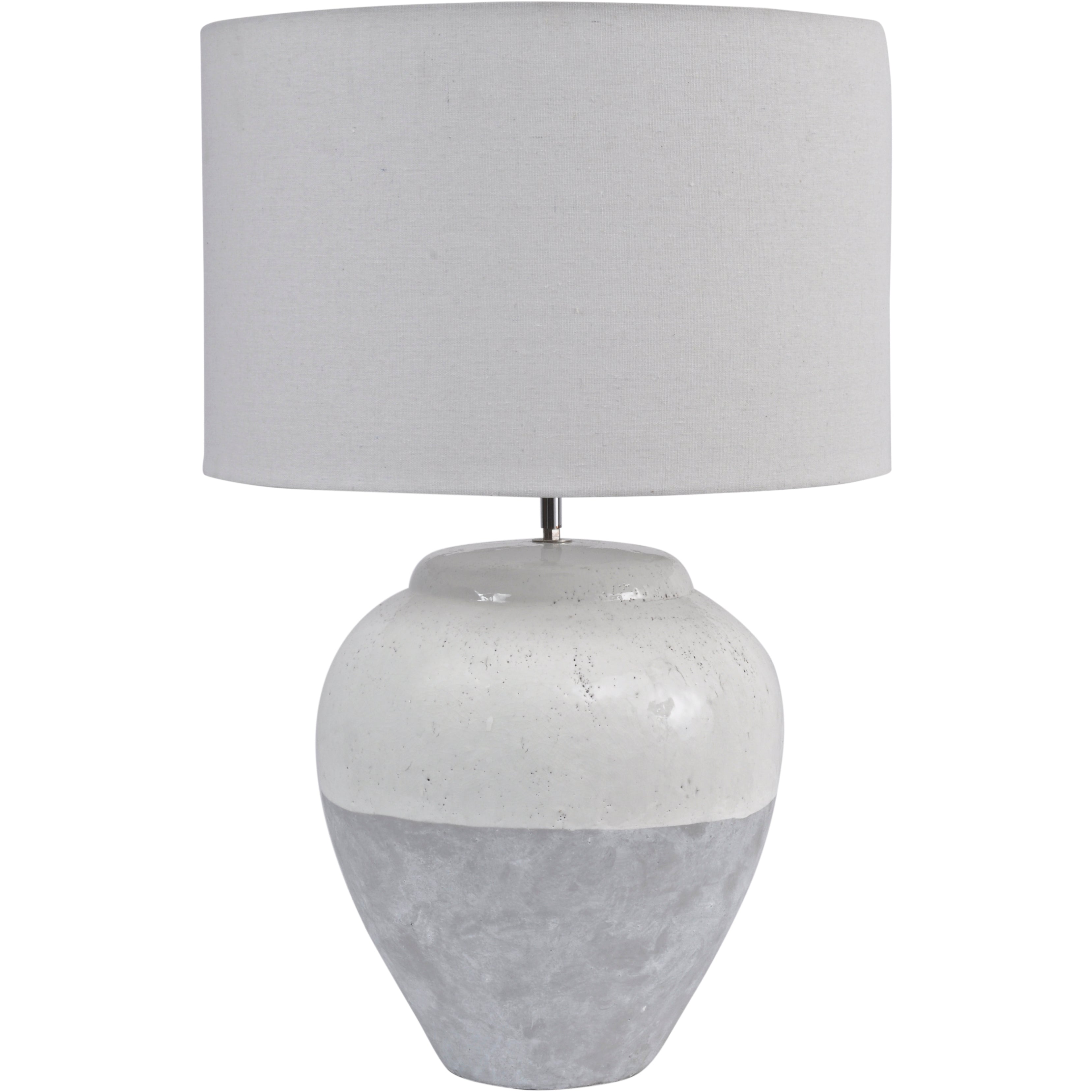 Sienna Grey Porcelain Table Lamp
