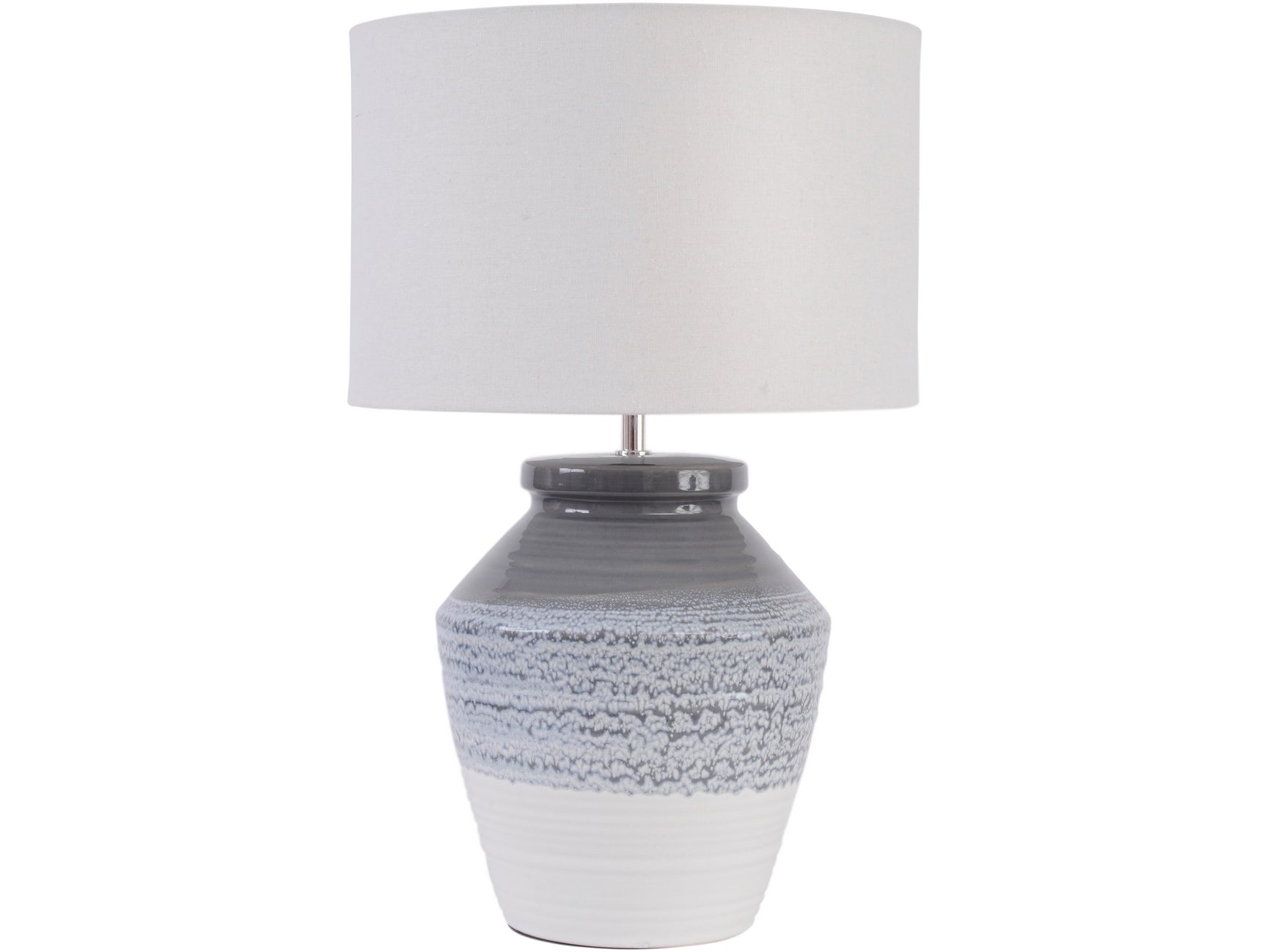 Sienna Grey and Blue Ceramic Table Lamp