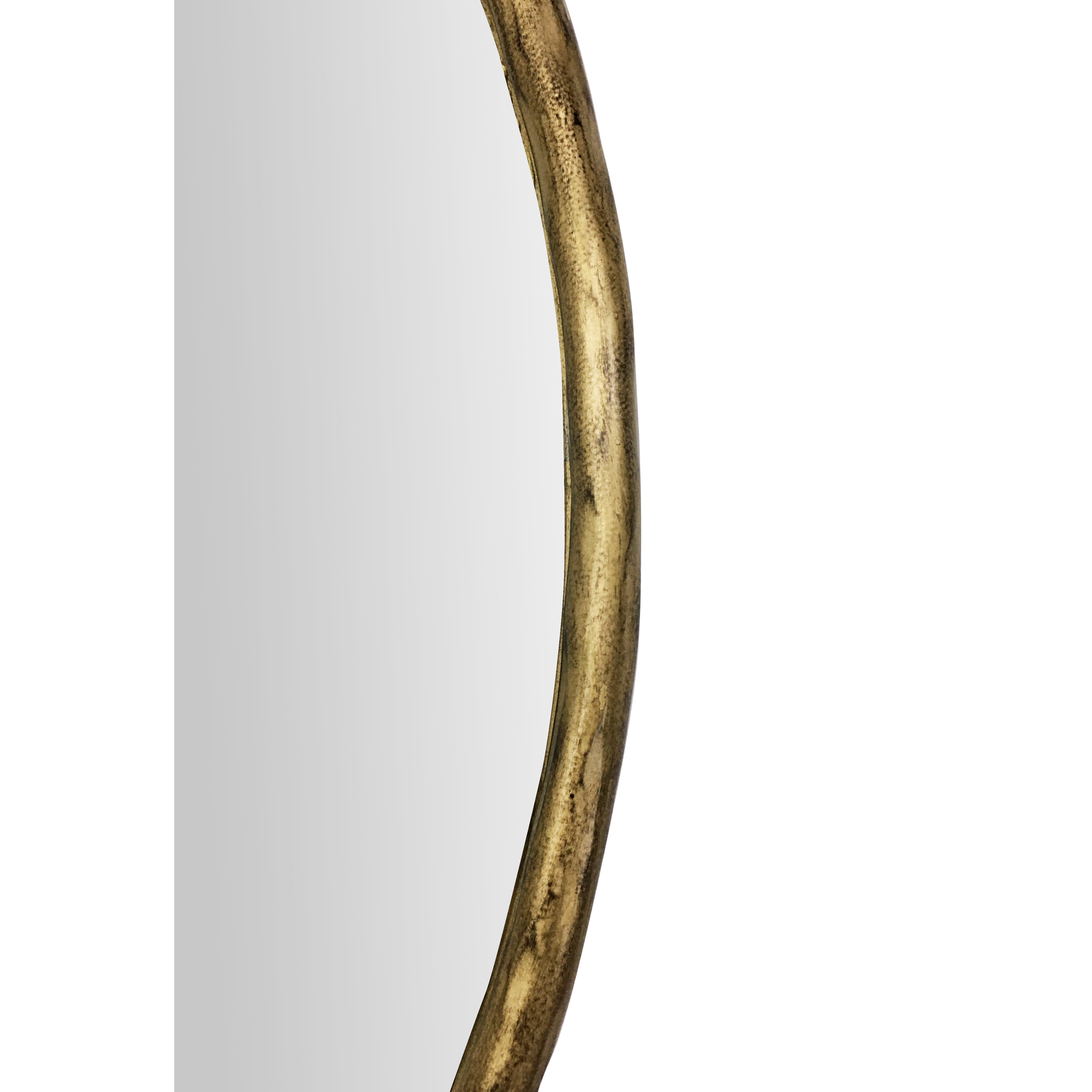 Paxton Round Champagne Mirror