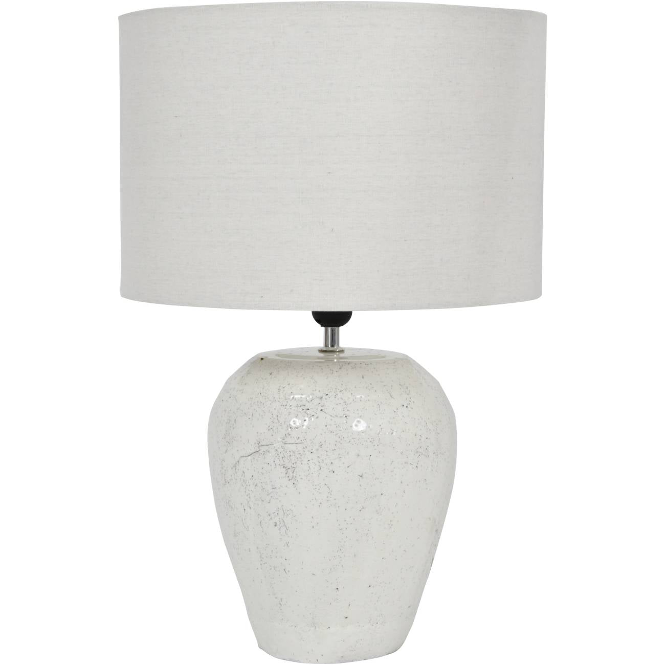Speckle Terracotta Glazed Table Lamp