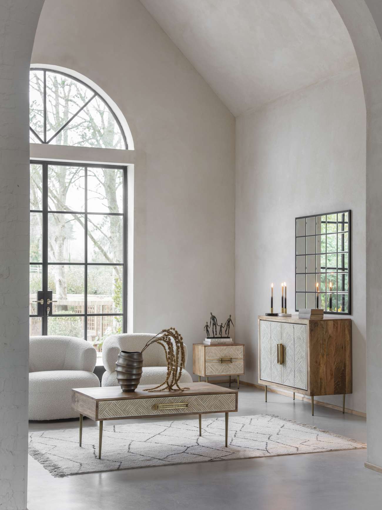Blake Black Square Mirror
