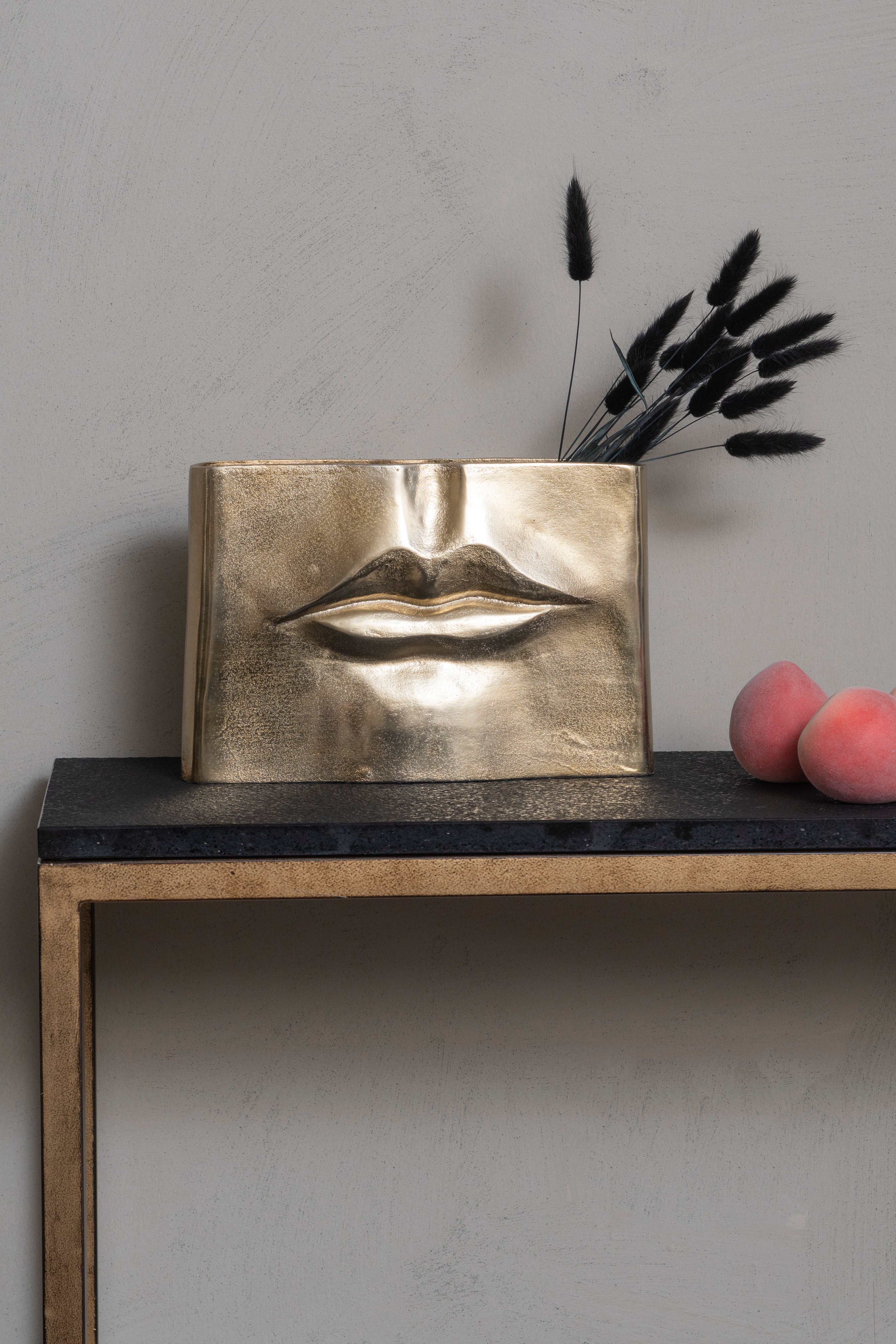 Gold Lip Vase