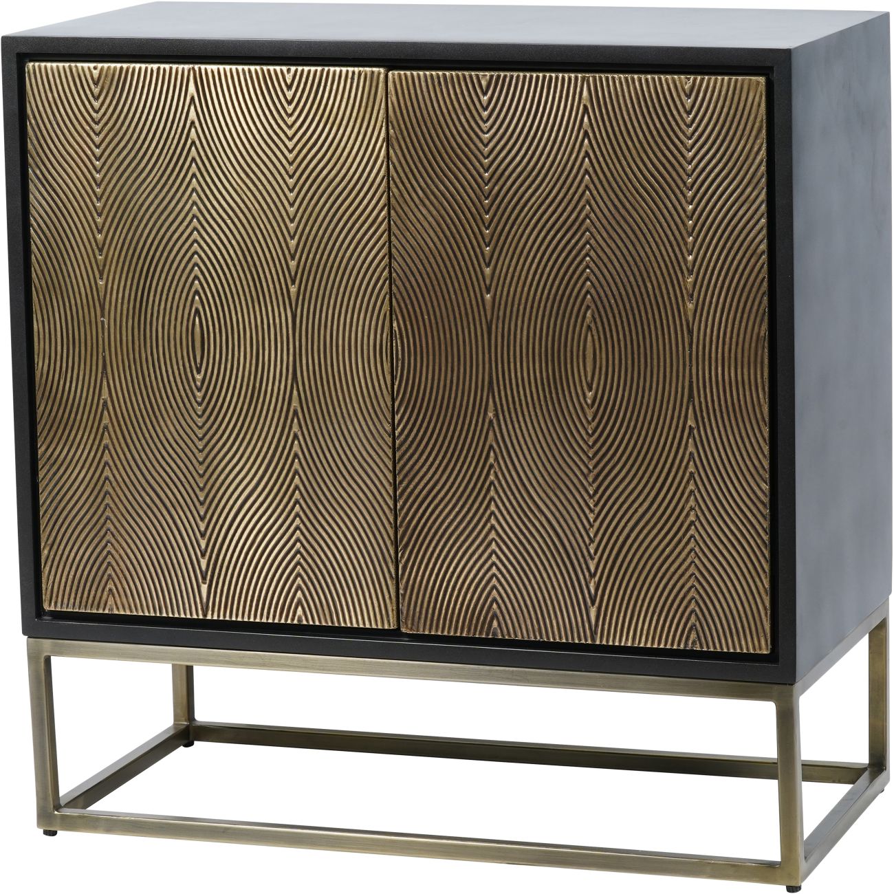 Izella Embossed 2 Door Cabinet