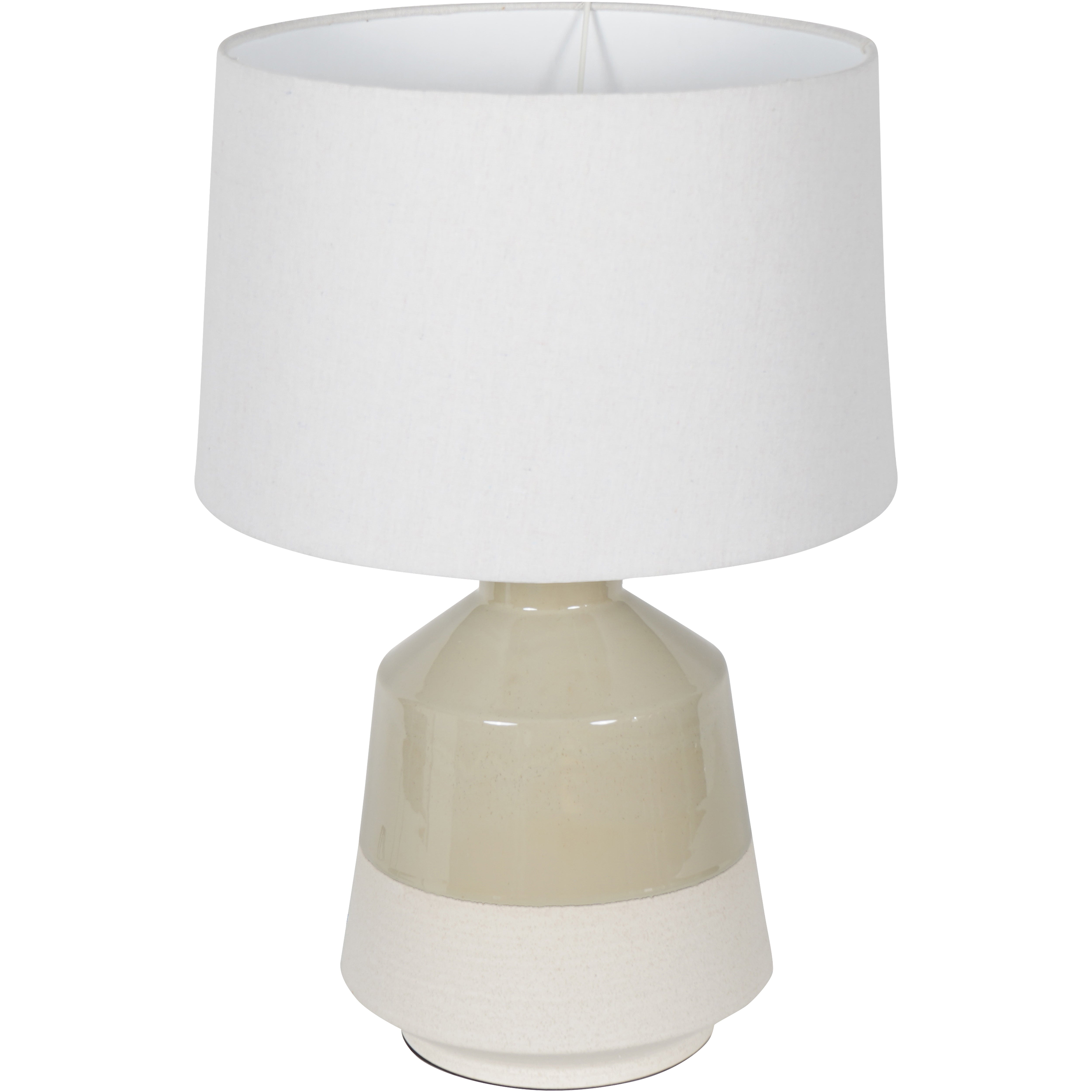 Cally Soft Green Dipped Glaze Large Table Lamp