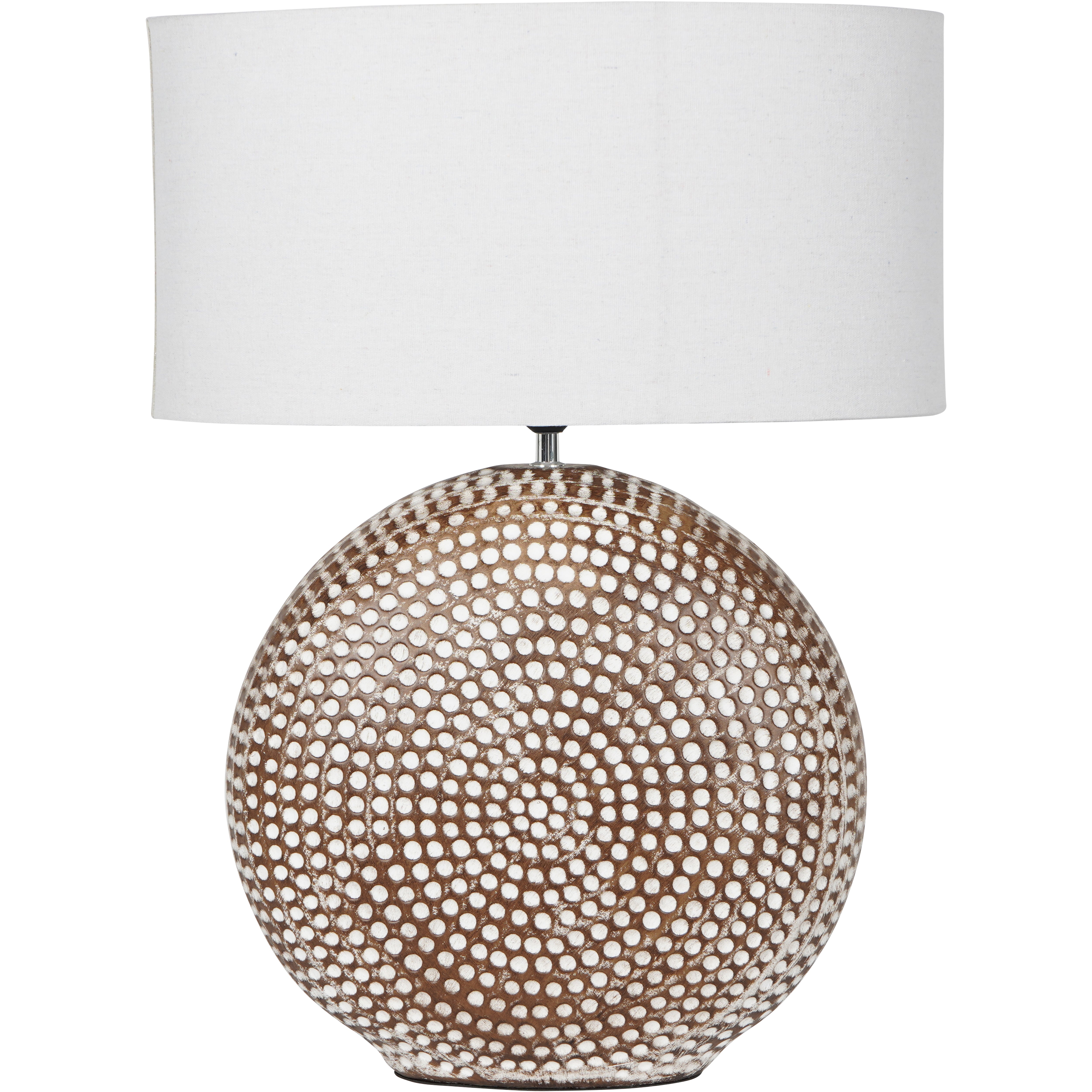 Chloe Large Round Ceramic Lamp