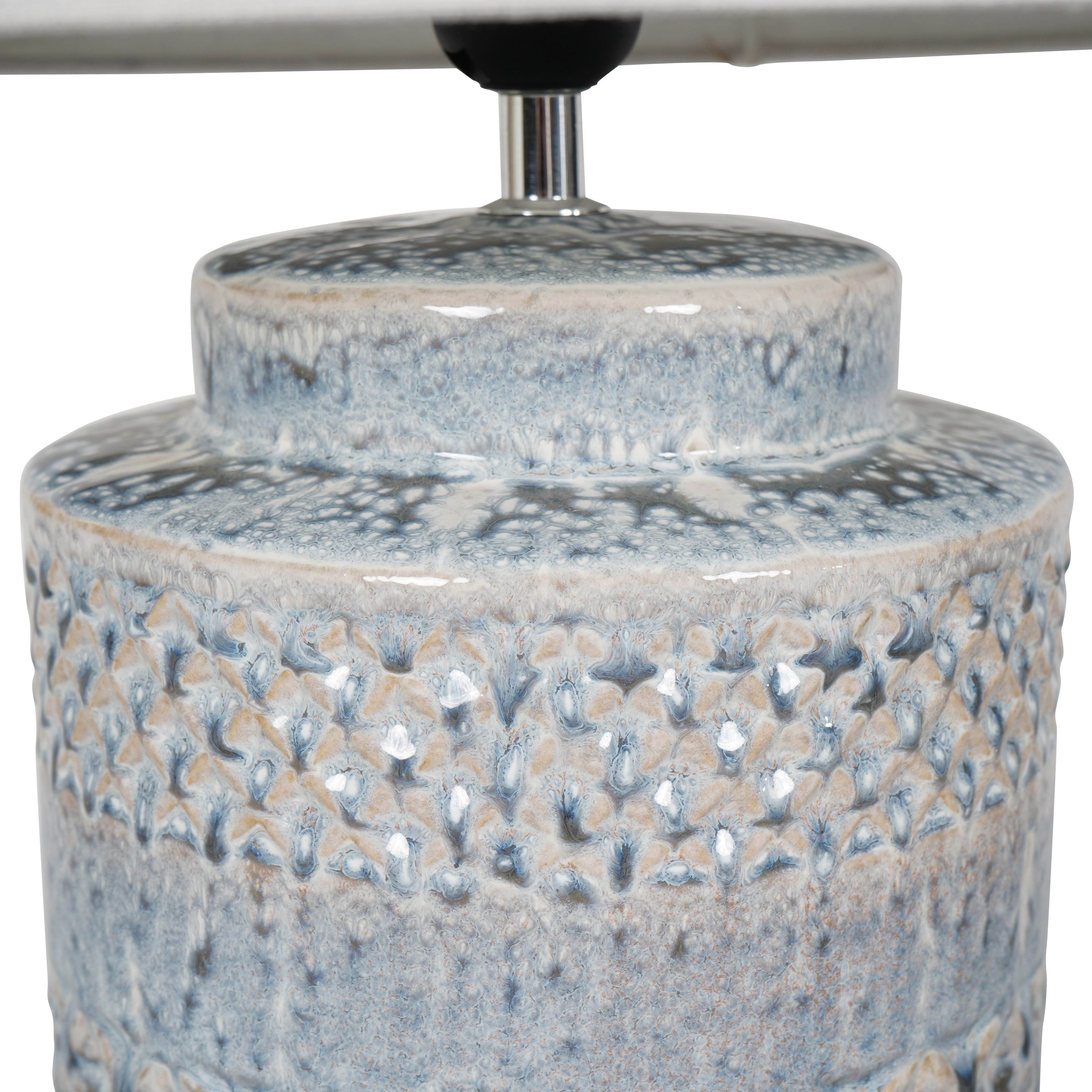 Silas Sky Glaze Large Table Lamp