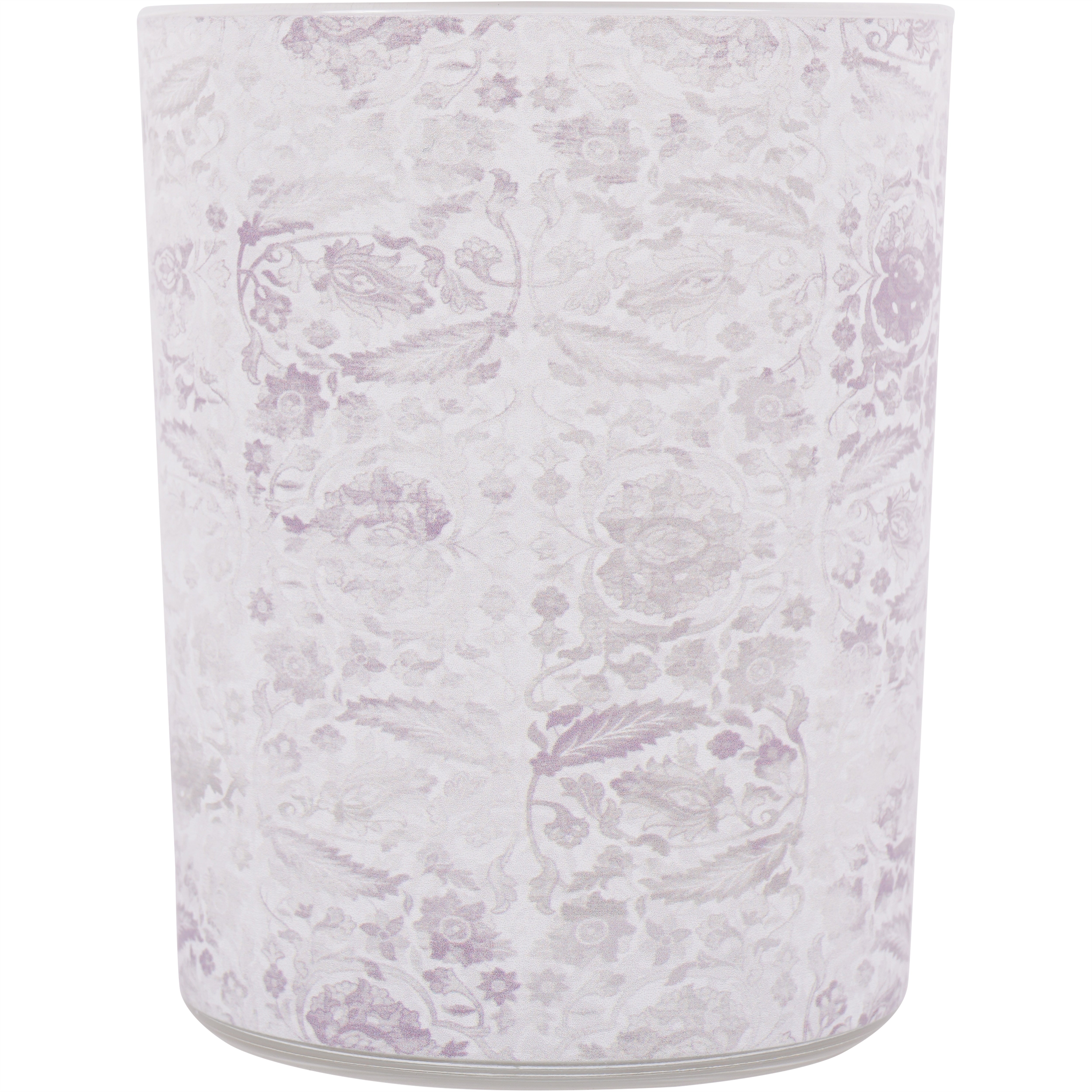 Laura Ashley Frosted Garner Leaf Glass Hurricane