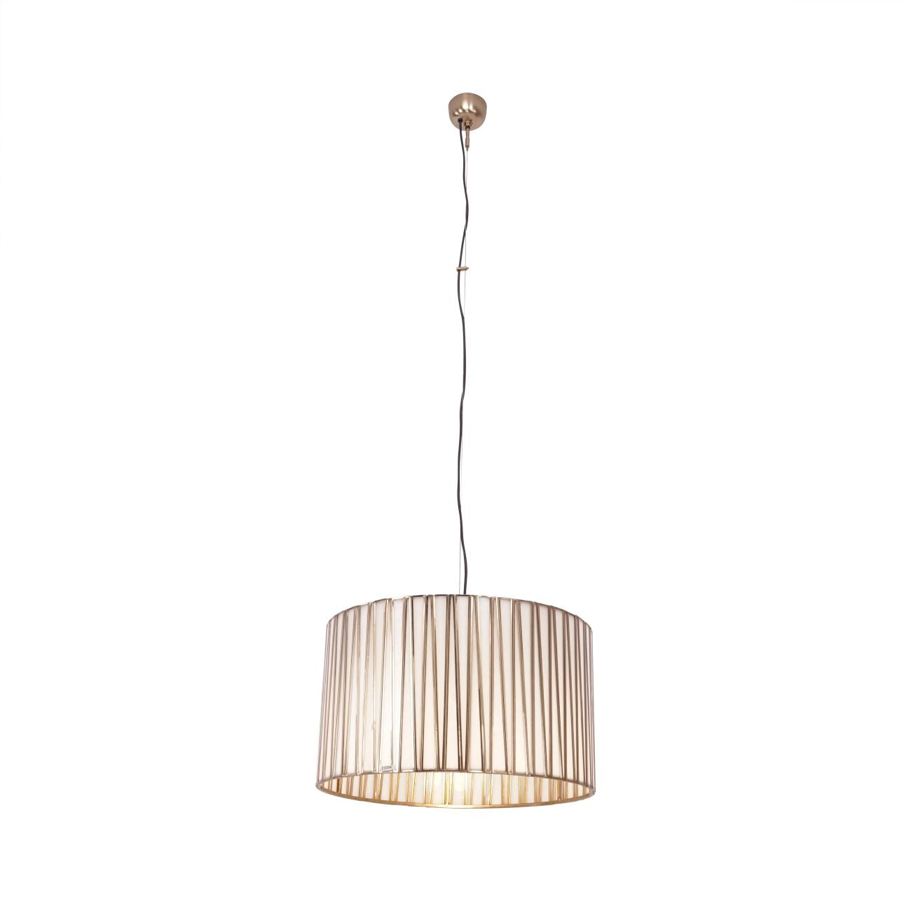 Bury Glass Drum Pendant 50x30cm