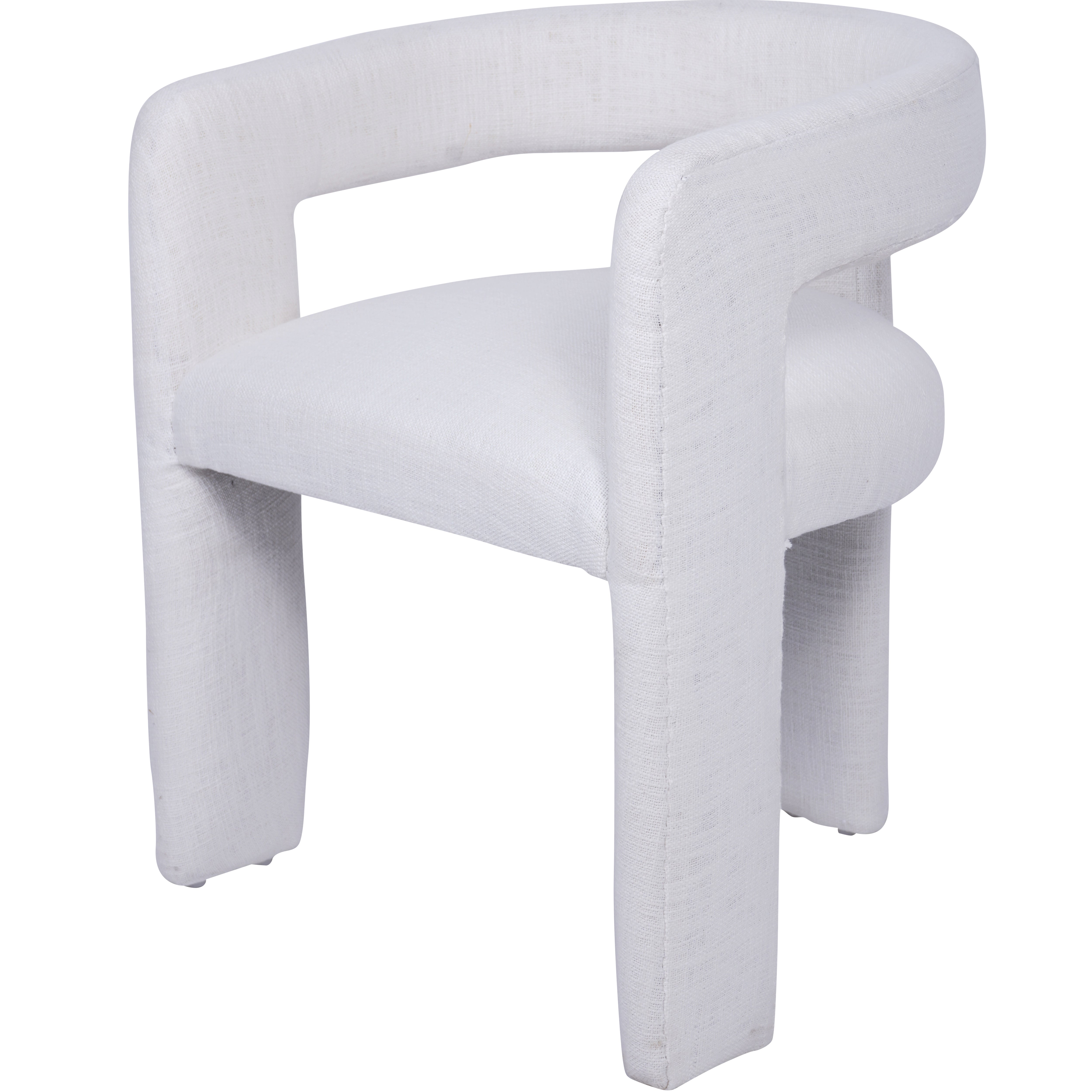 Suzie Fully Upholstered Ivory Chair