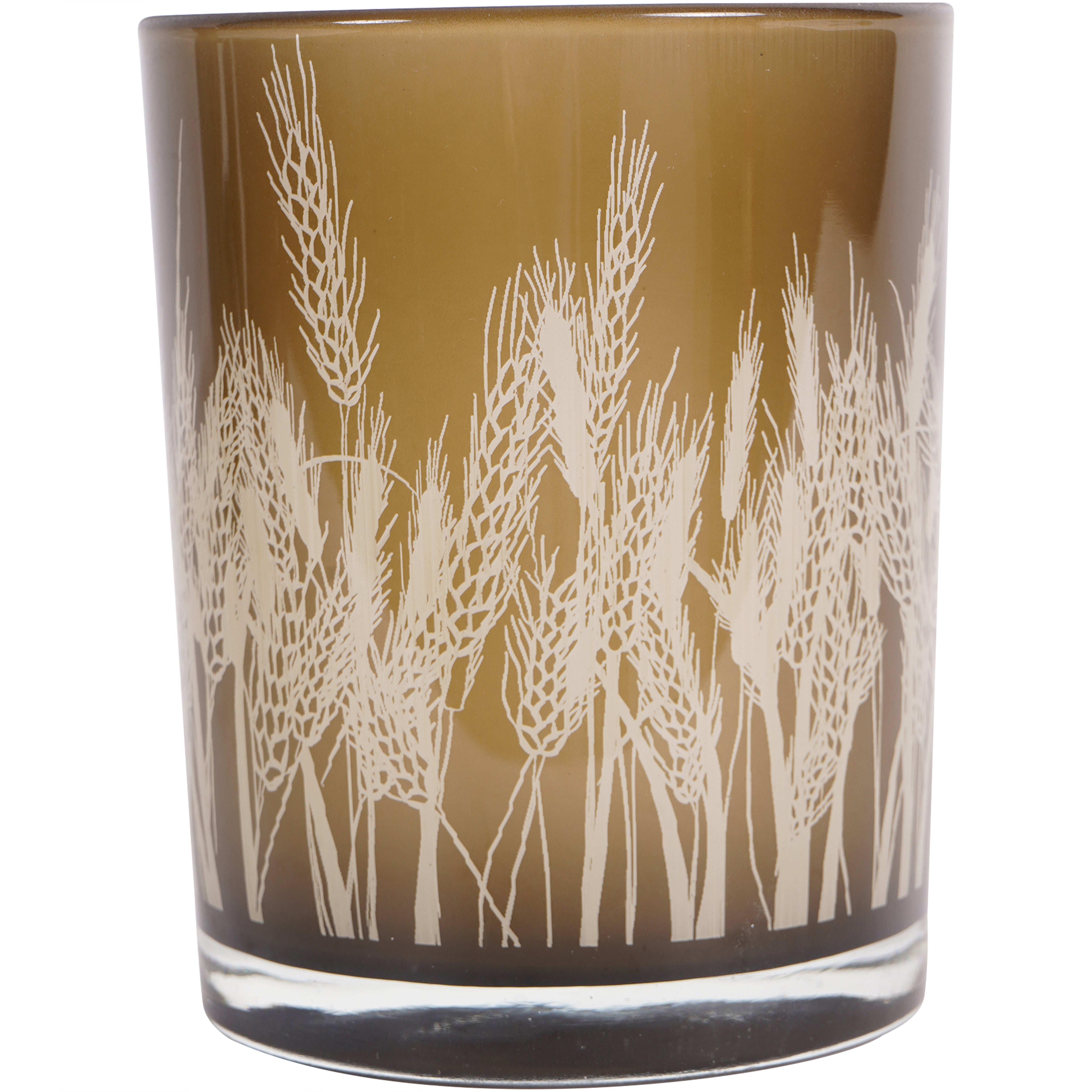 Norfolk Wheatfields Small Glass Candle Holder