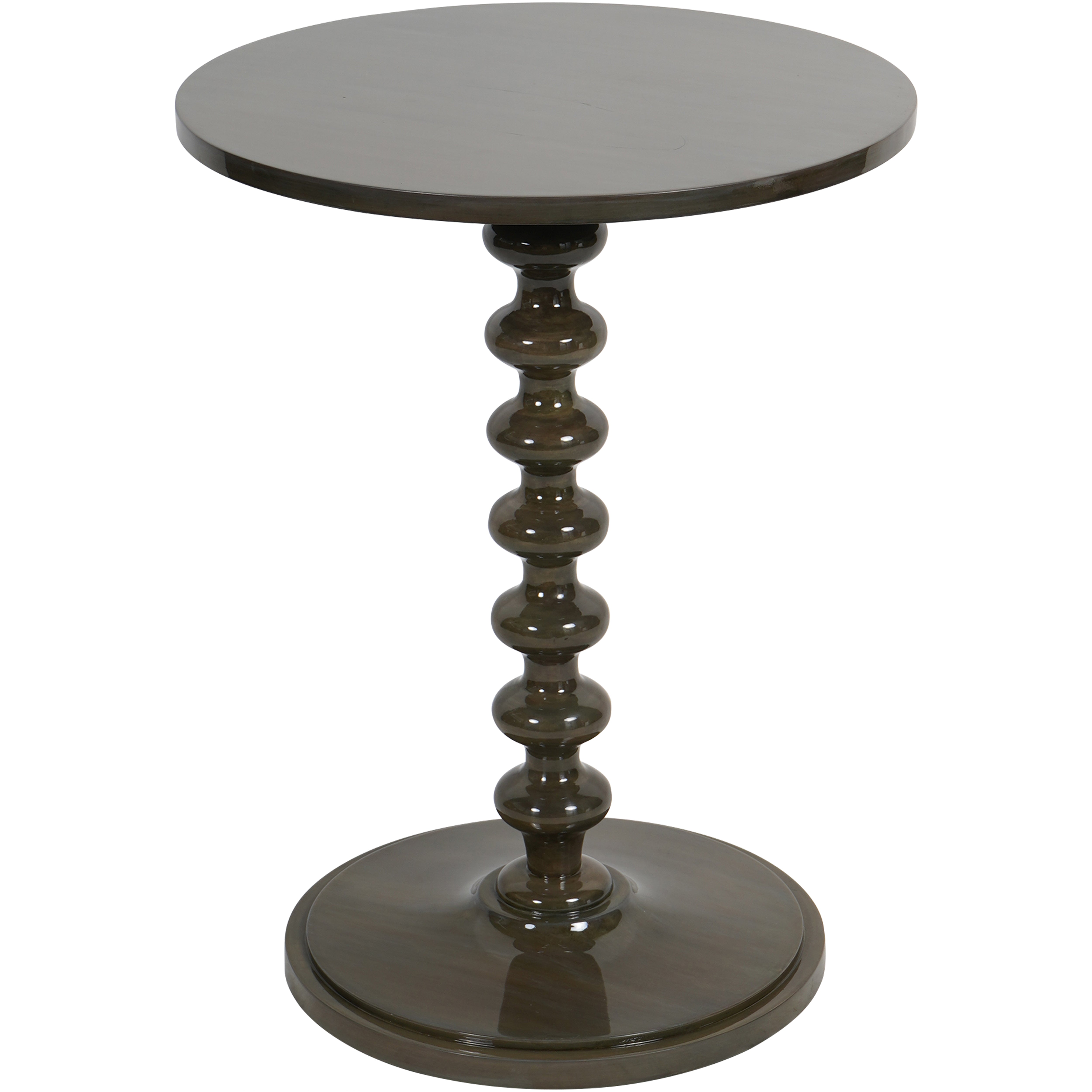 Lucille Olive Lacquer Side Table