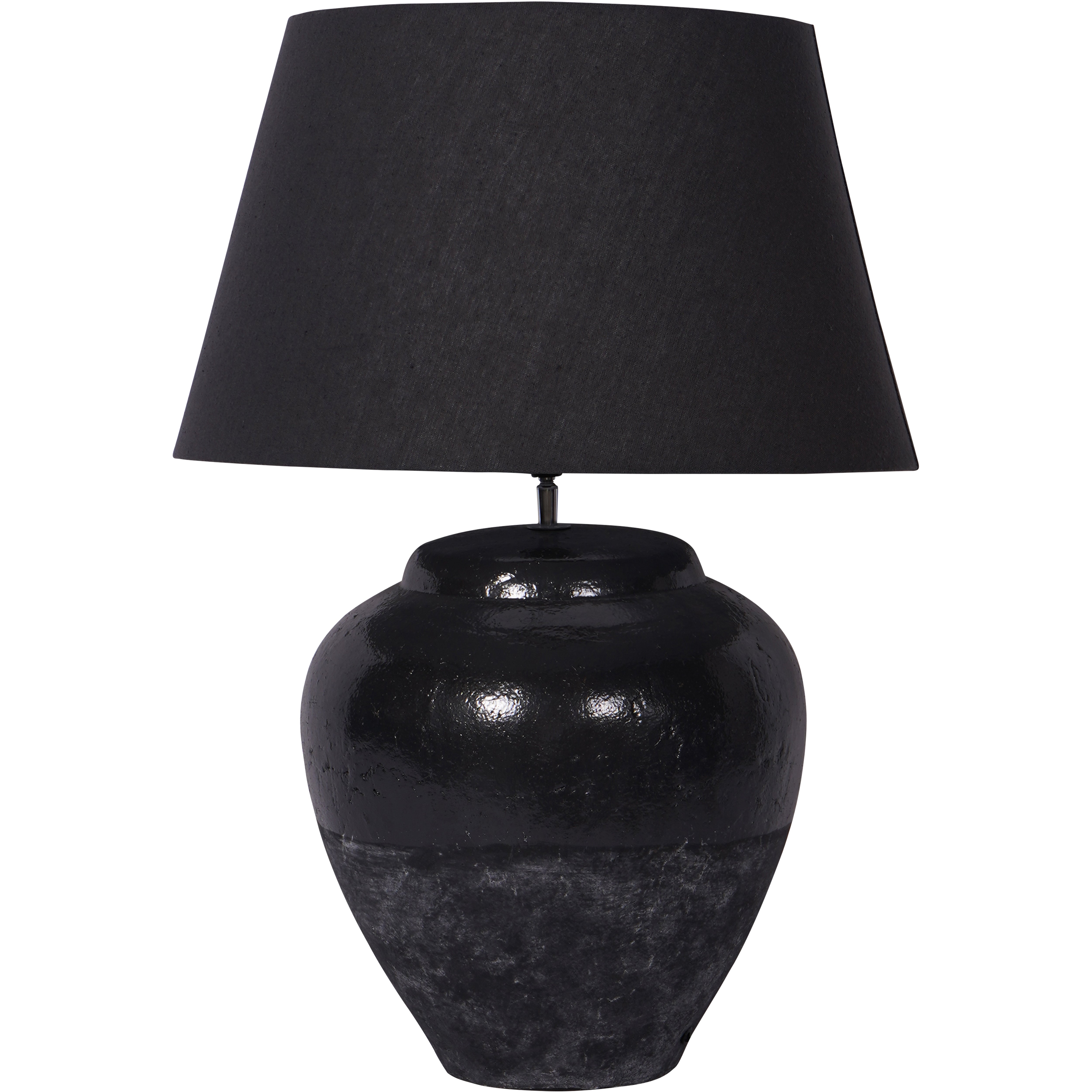 Sienna Black Terracotta Table Lamp