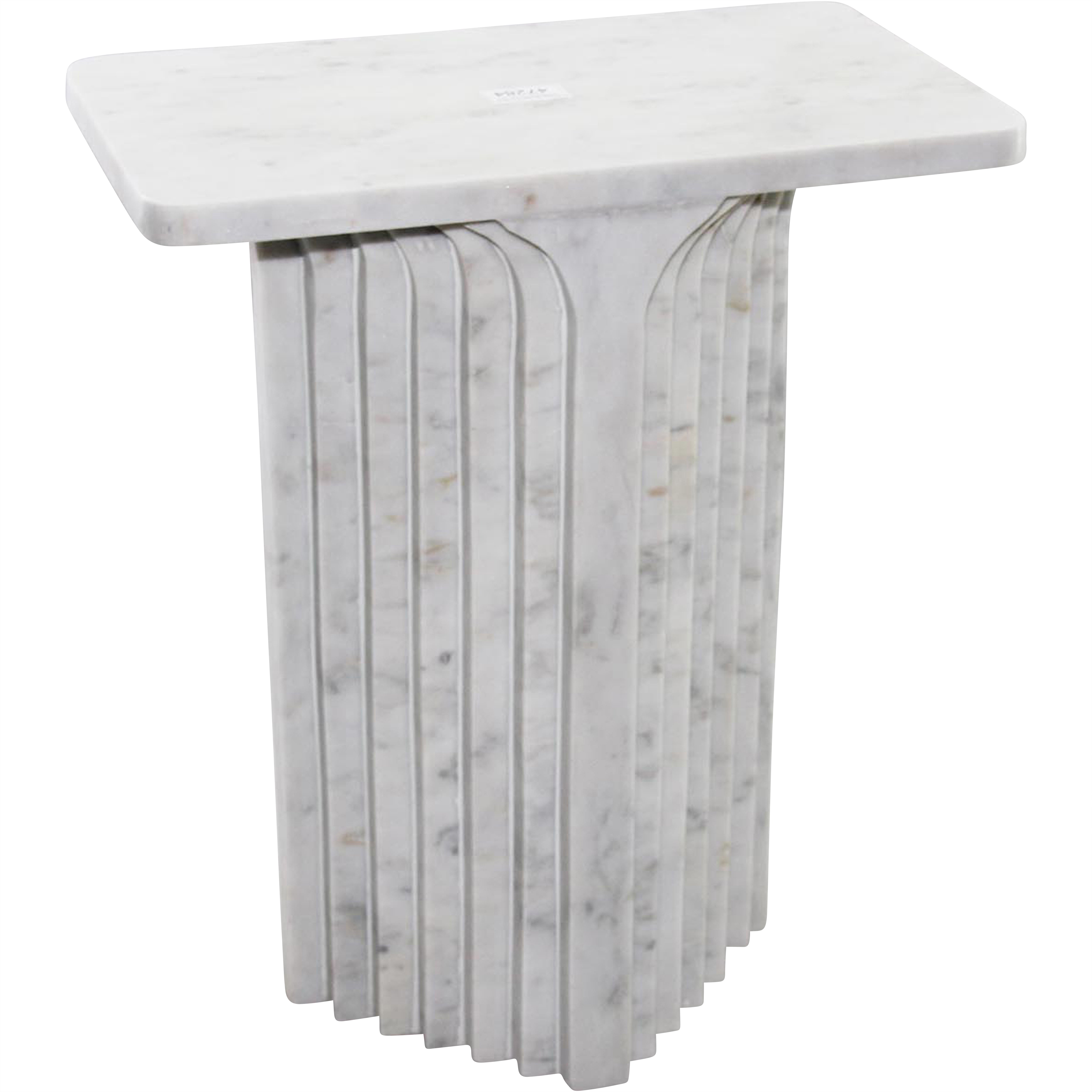 Column Marble Side Table