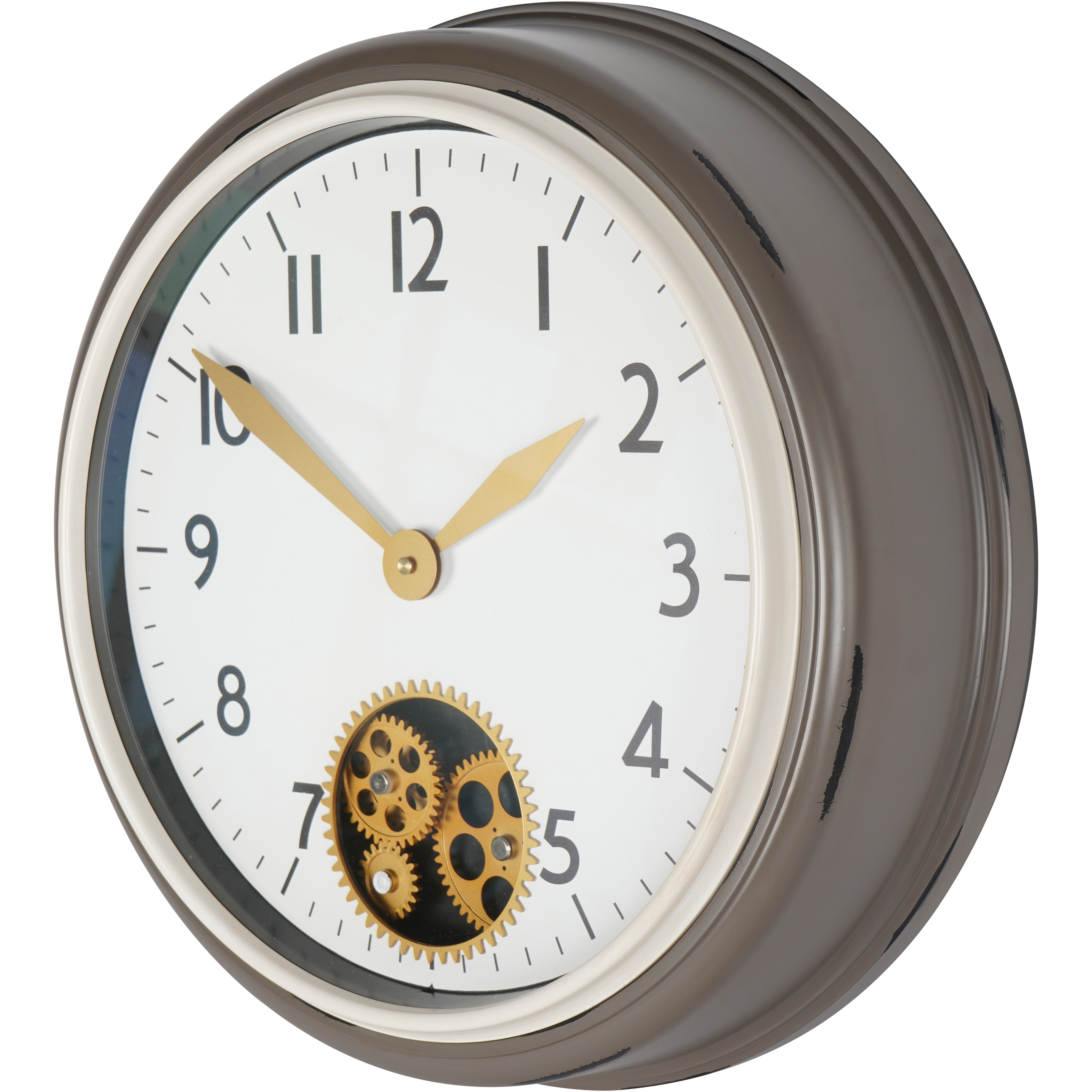 Flow Dial Grey Clock