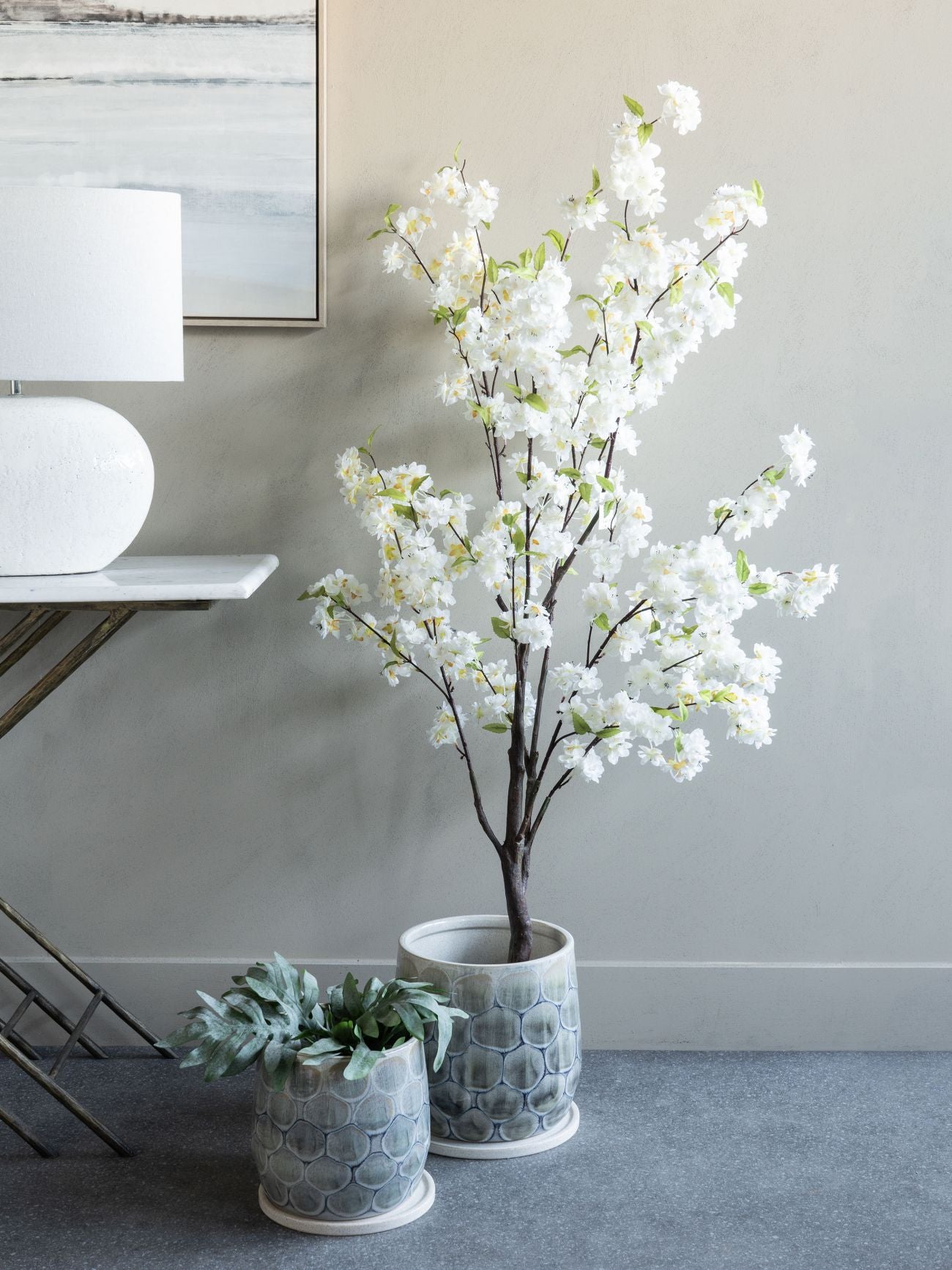 Faux Cherry Blossom 4.6ft Plant