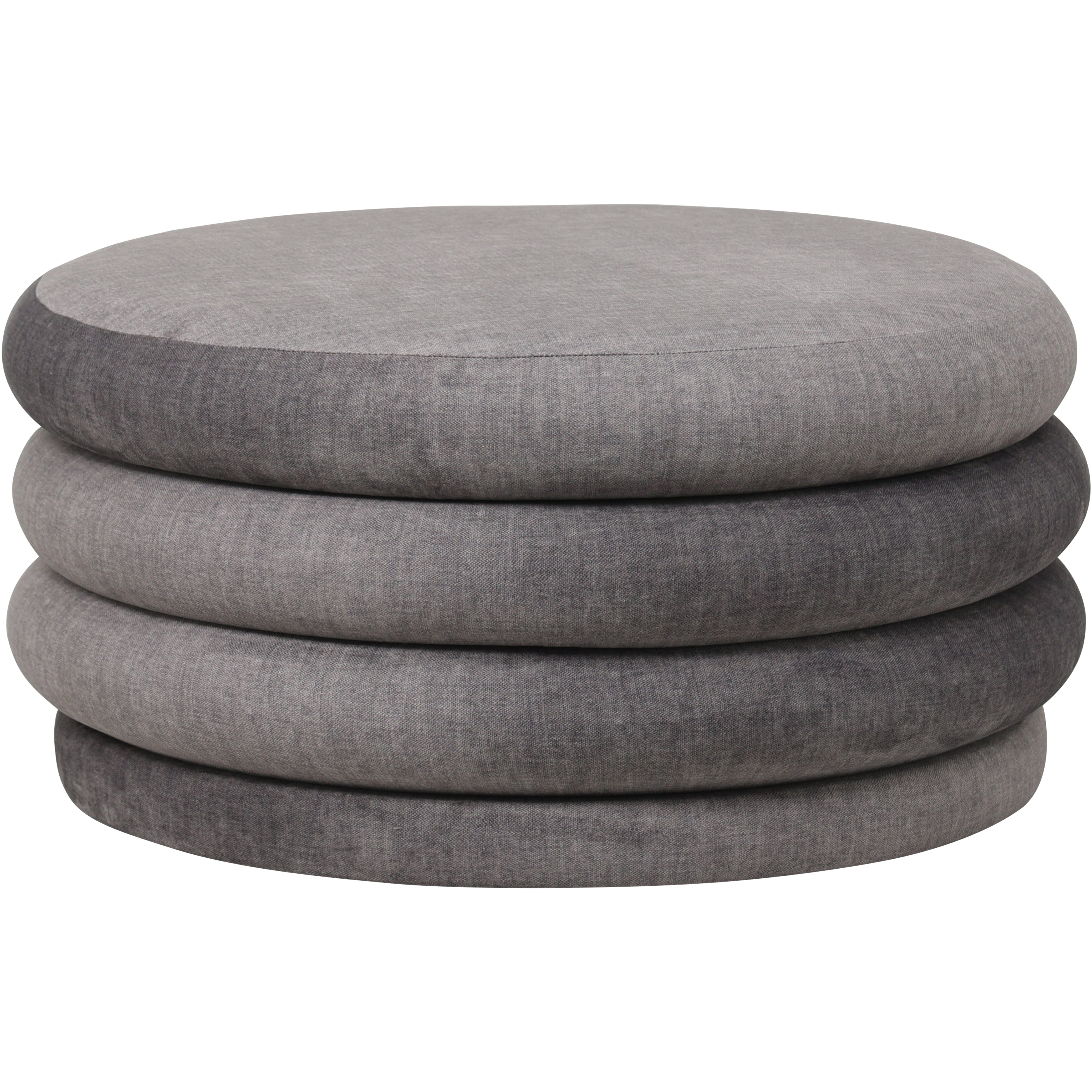 Cassy Grey Upholstered Storage Ottoman