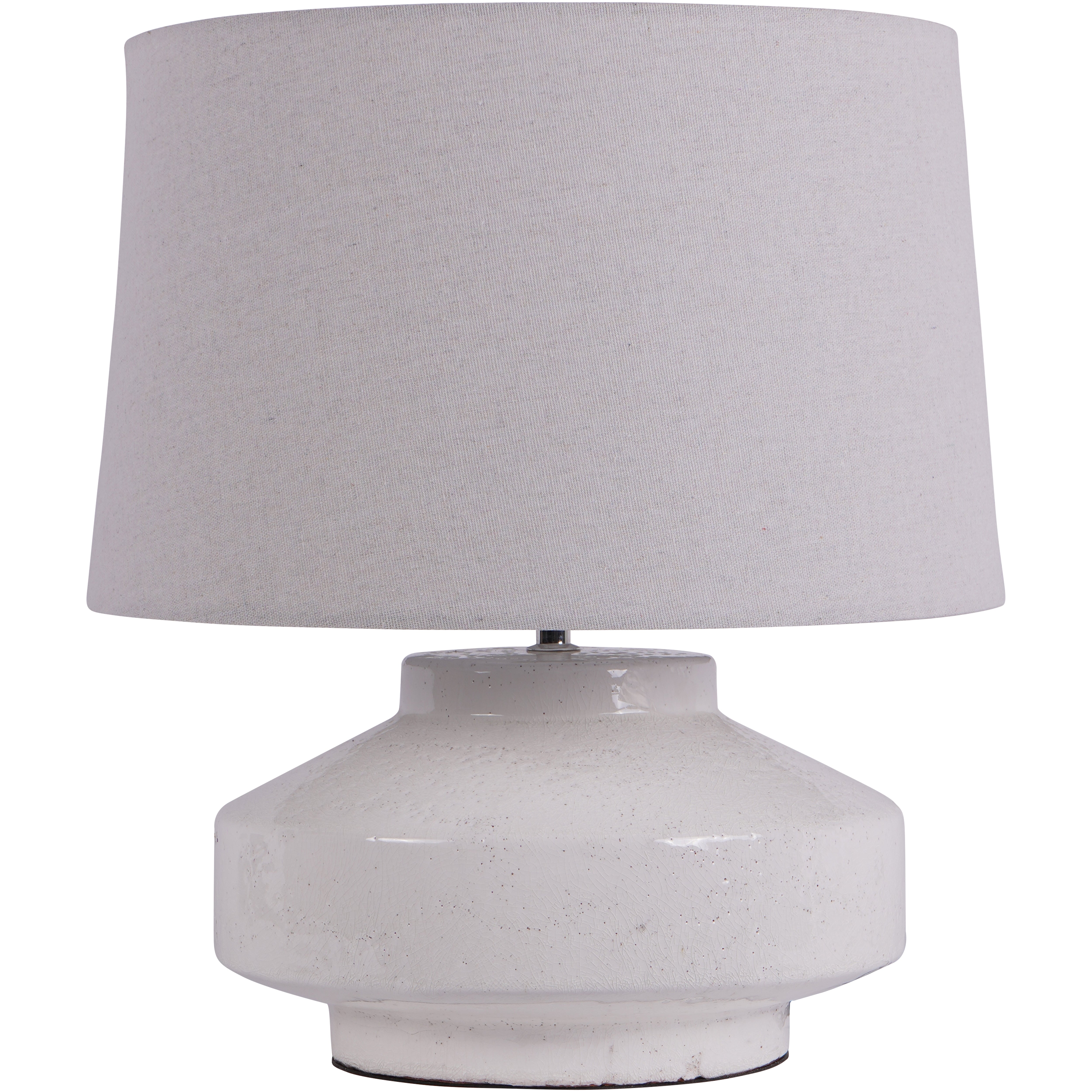 San Fran Terracotta Table Lamp White