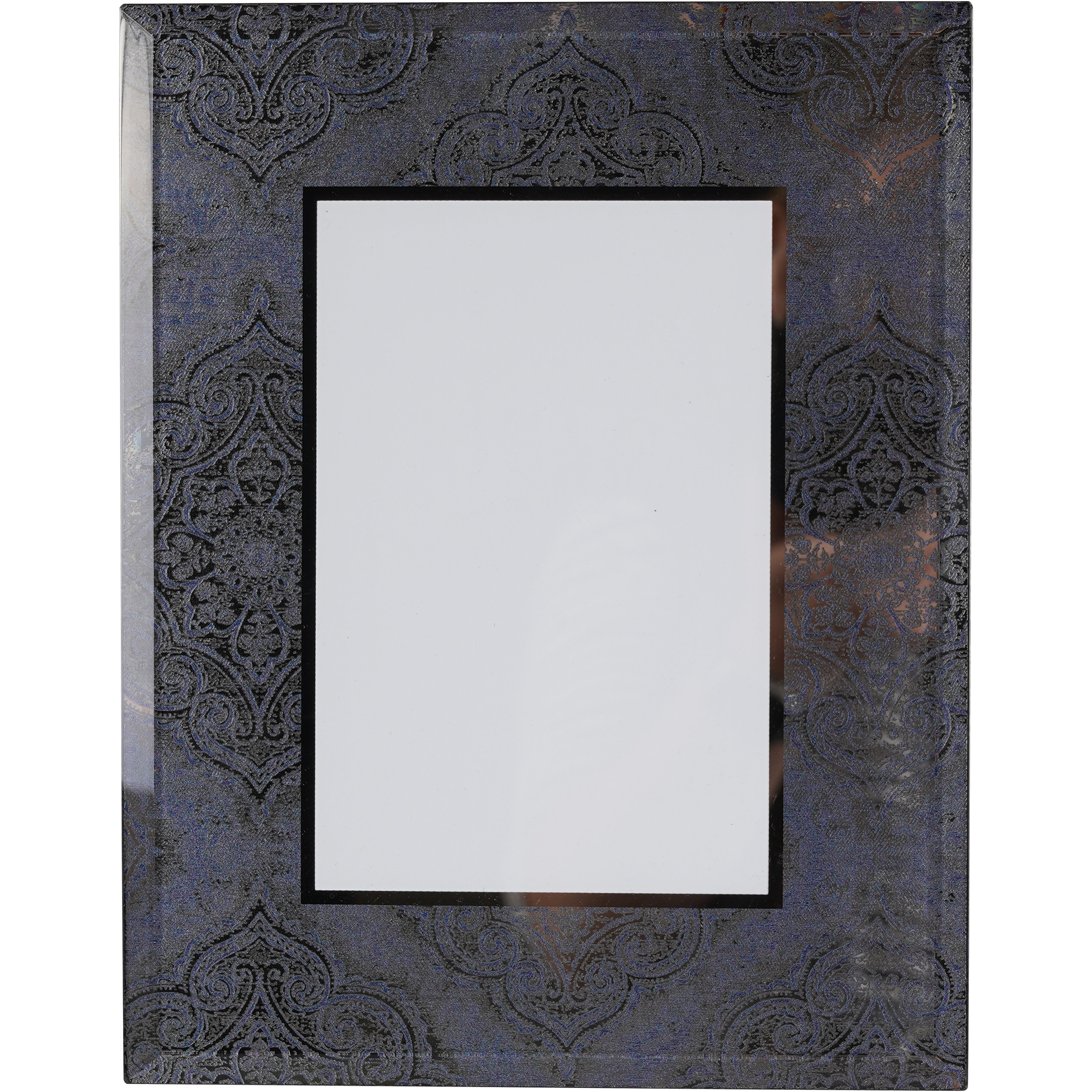 Mandala Pattern Smoked Mirror Photo Frame 6×4