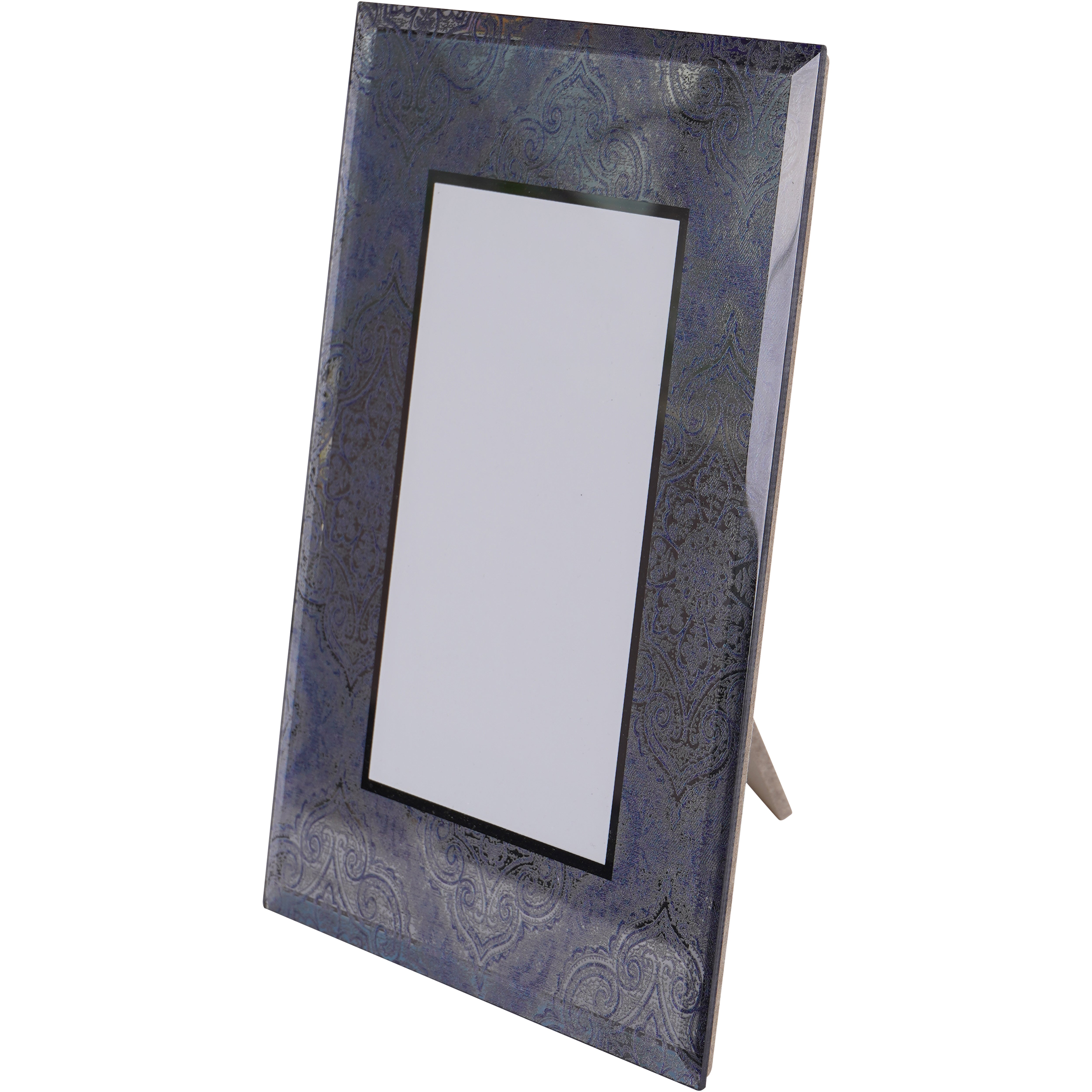 Mandala Pattern Smoked Mirror Photo Frame 6×4