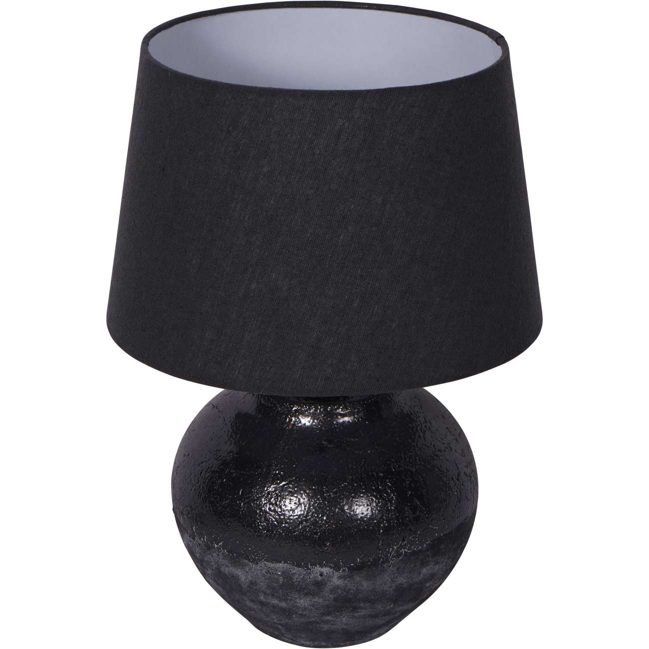 Sienna Black Table Lamp with Shade Small