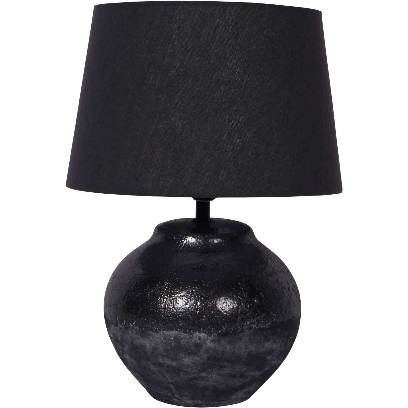 Sienna Black Table Lamp with Shade Small