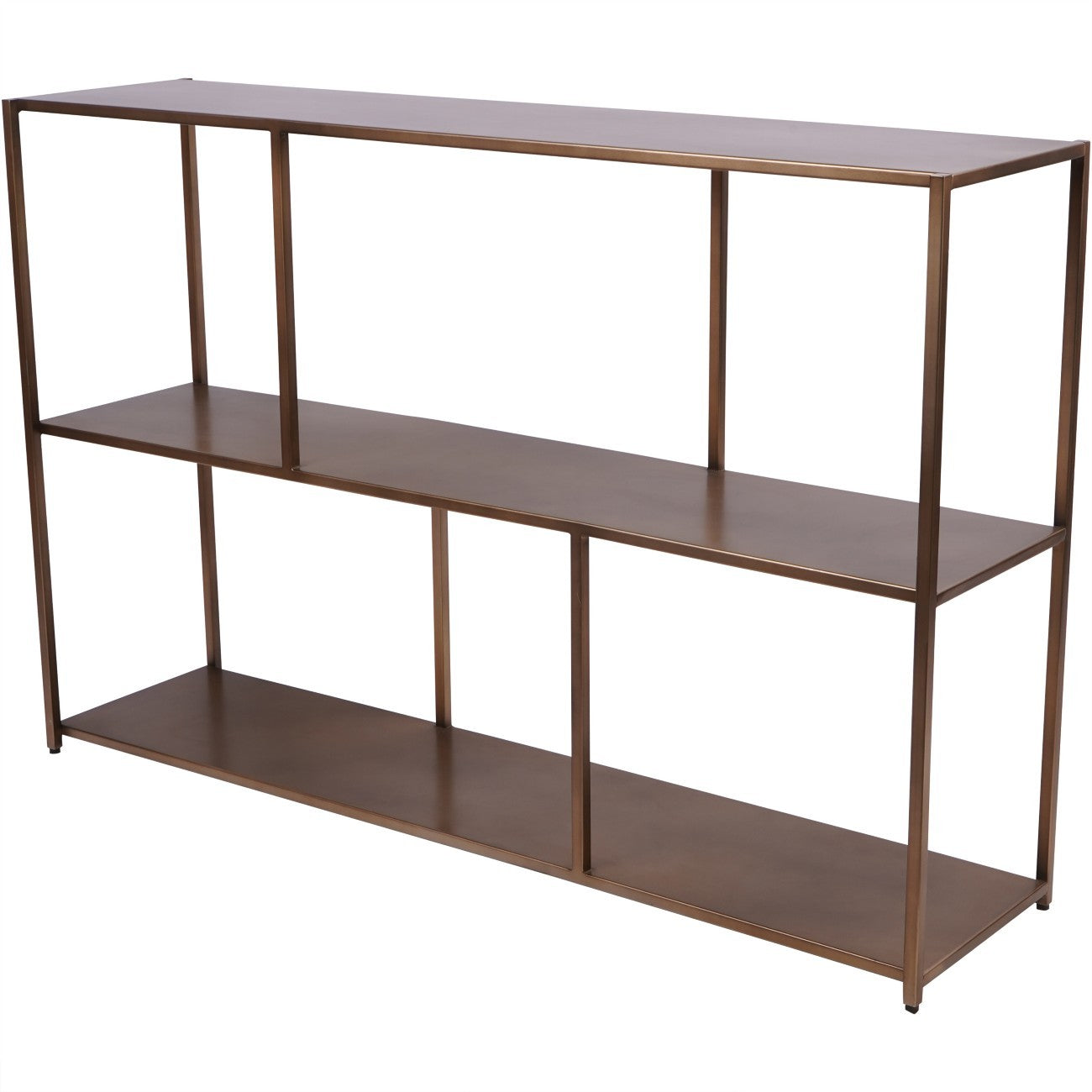 Barber Brushed Champagne Console Table
