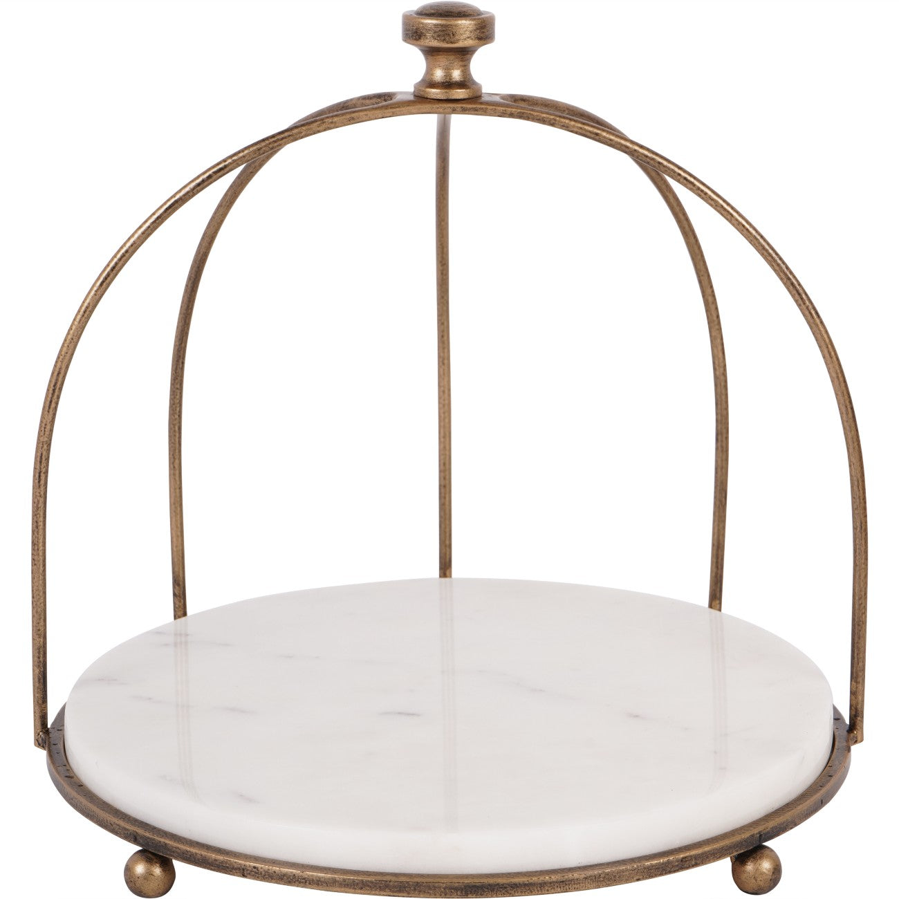 Belgravia Aged Gold One Tiered Stand