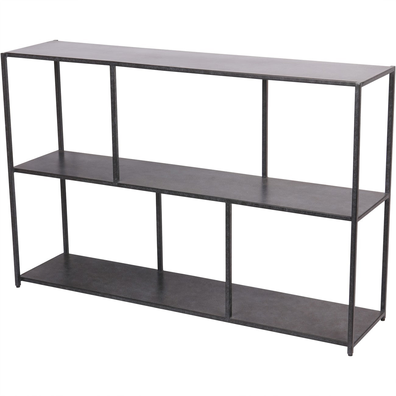 Barber Mottled Black Console Table