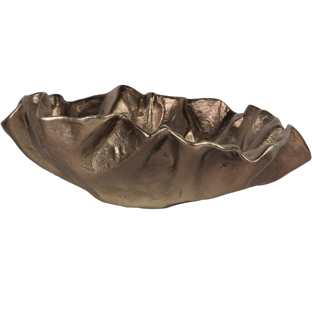 Organic Bronze Cast Aluminium Large Bowl
