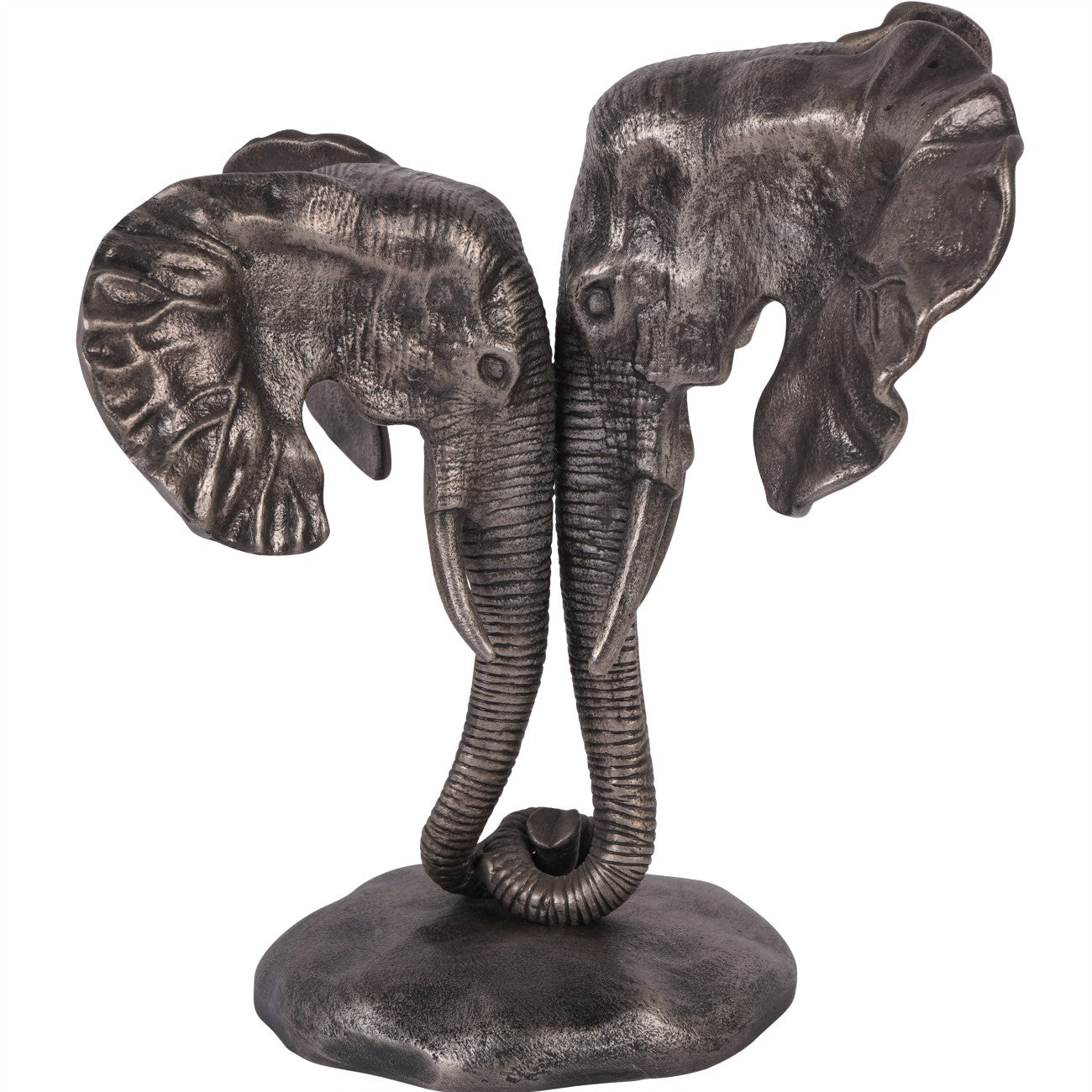 Kenya Nuzzling Elephant Sculpture