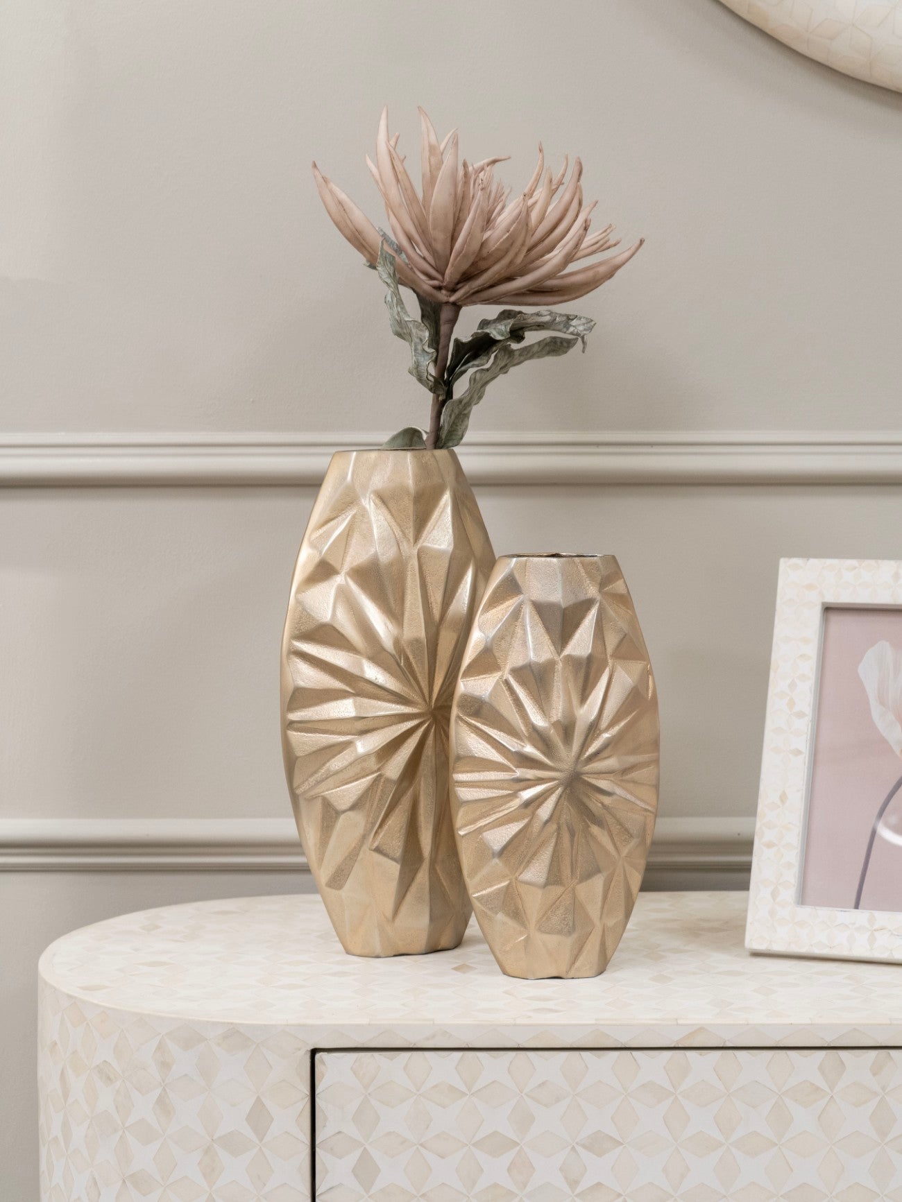 Hattie Cast Aluminium Vase 40cm