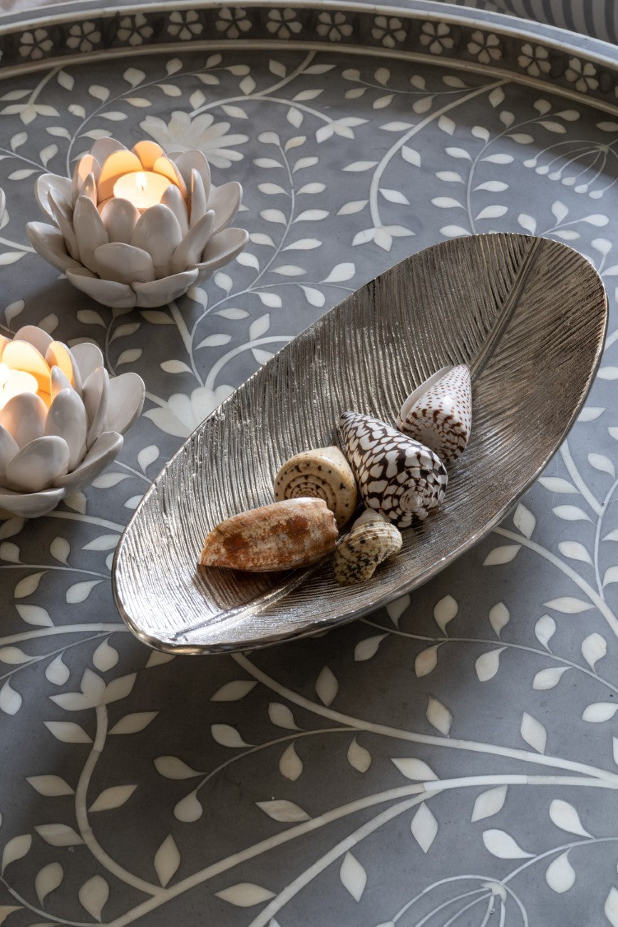Laura Ashley Albury Leaf Oval Bowl