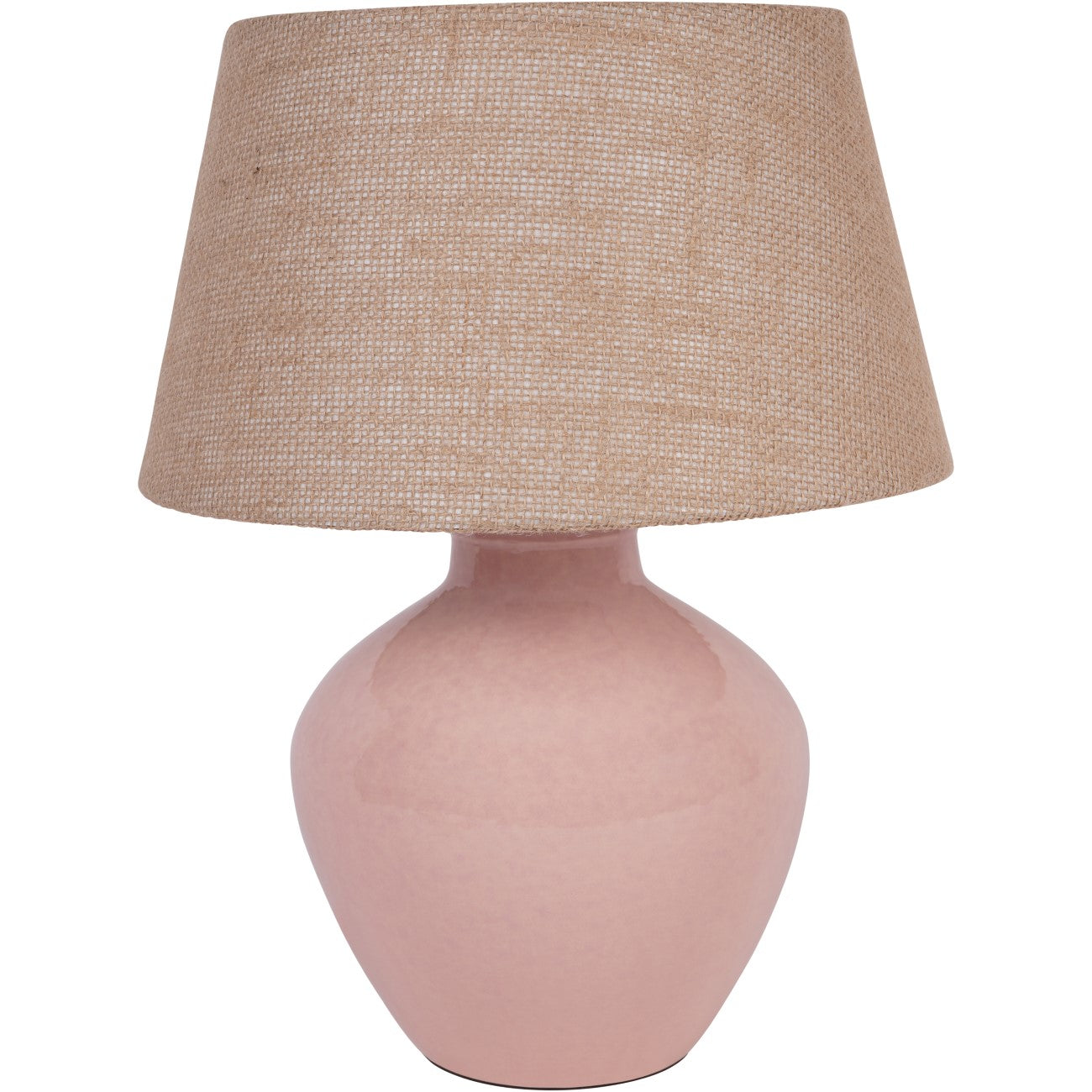 Ally Dusky Pink Ceramic Small Table Lamp
