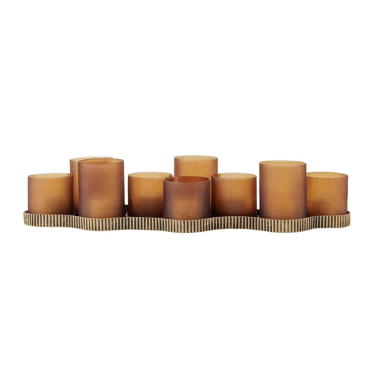 Belgravia Aged Gold 9 Light Candle Holder