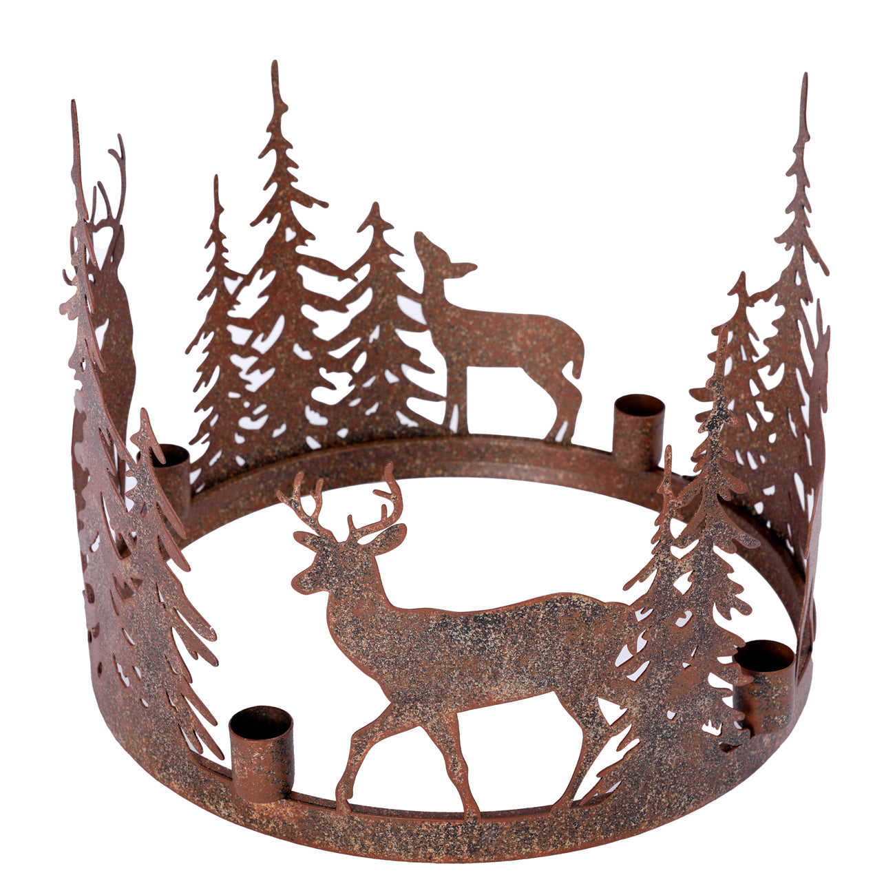 Laura Ashley Cut-Out Woodland Deer Candleholder
