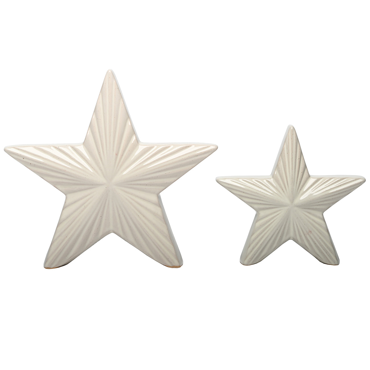 Laura Ashley Set of 2 Ceramic Stars