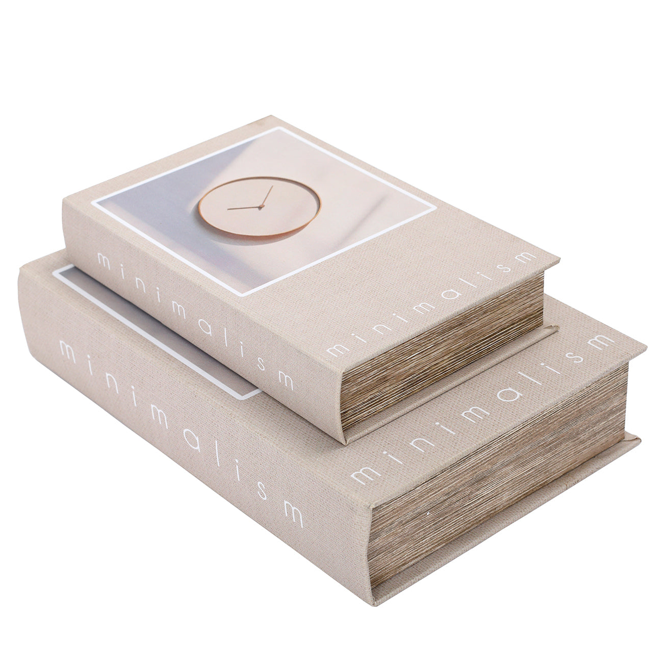 Set of 2 Minimalism Book Boxes
