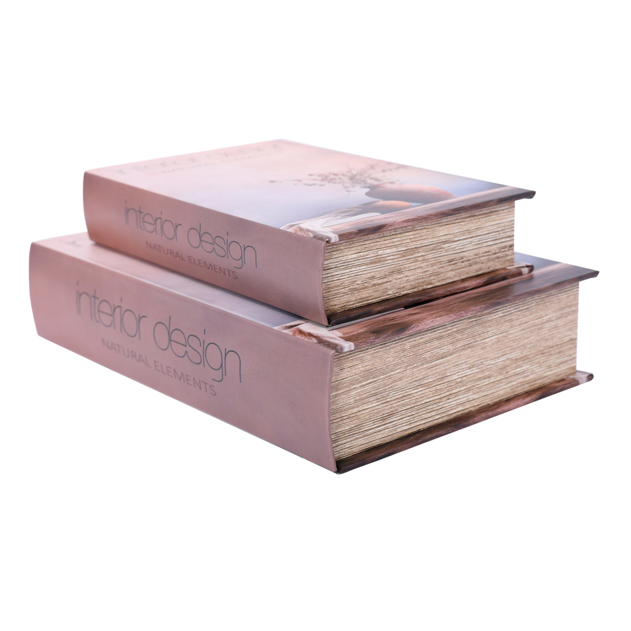 Set of 2 Interior Design Book Boxes