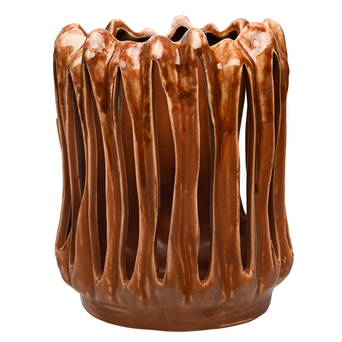 Denbury Reactive Glaze Candleholder