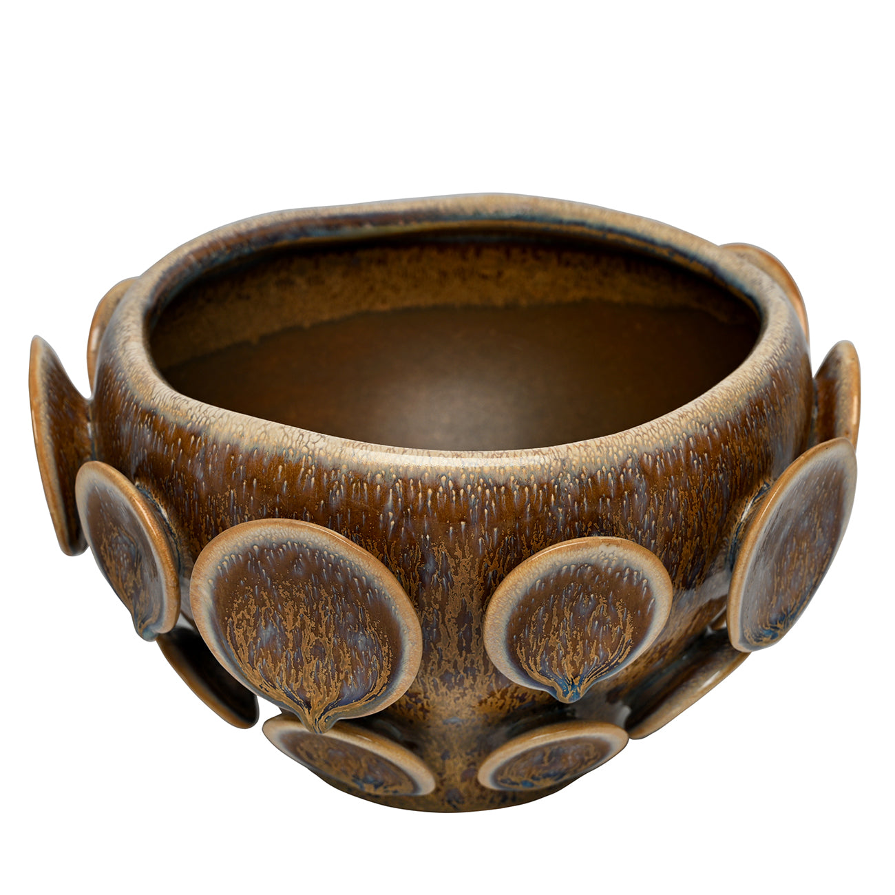 Wild Reactive Glaze Stoneware Planter