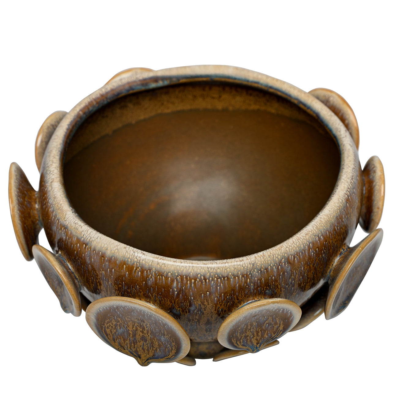 Wild Reactive Glaze Stoneware Planter