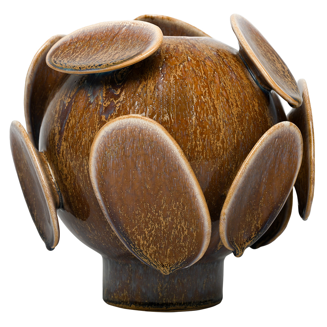 Wild Reactive Glaze Round Vase