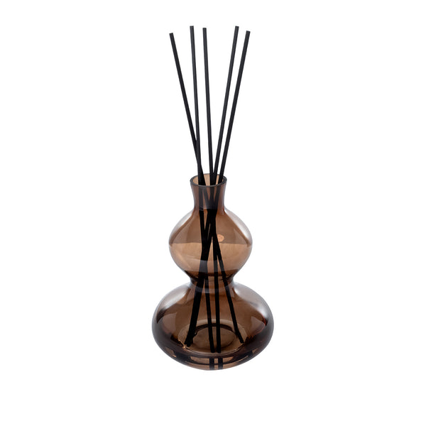 Large Smoky brown diffuser bottle.
