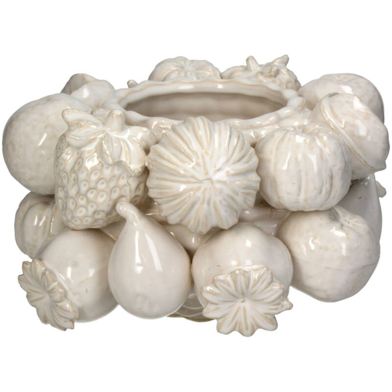 Orchard Ceramic Small Ivory Vase